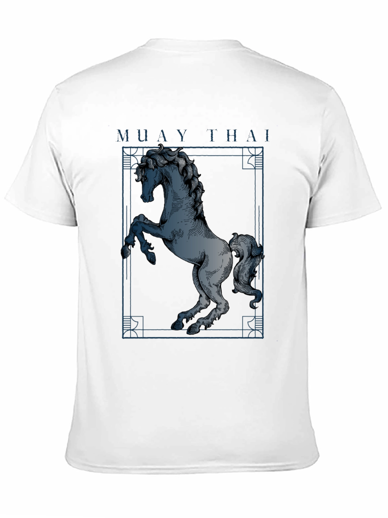 Camiseta Hombre Muay Thai Estampado Caballo