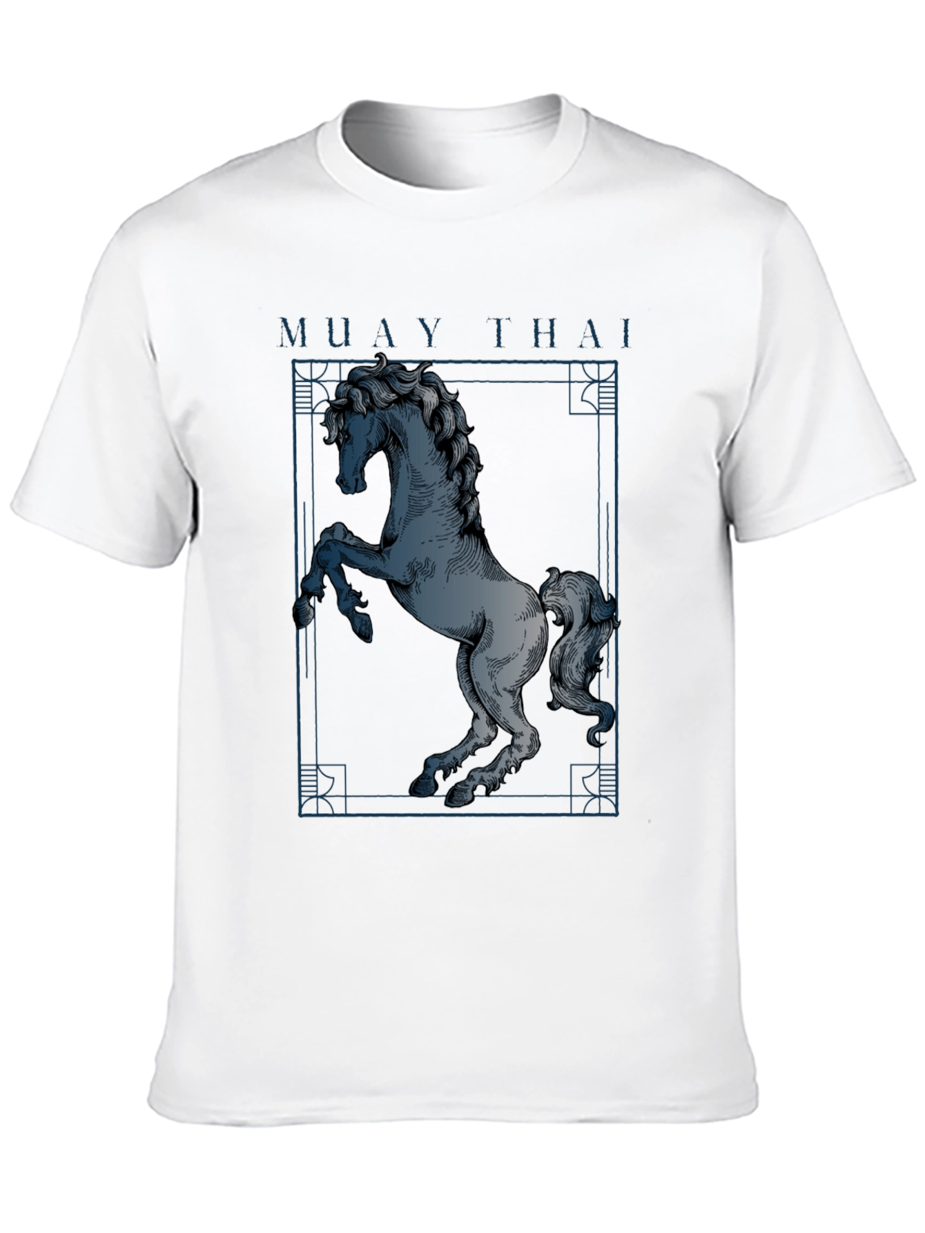 Camiseta Hombre Muay Thai Estampado Caballo