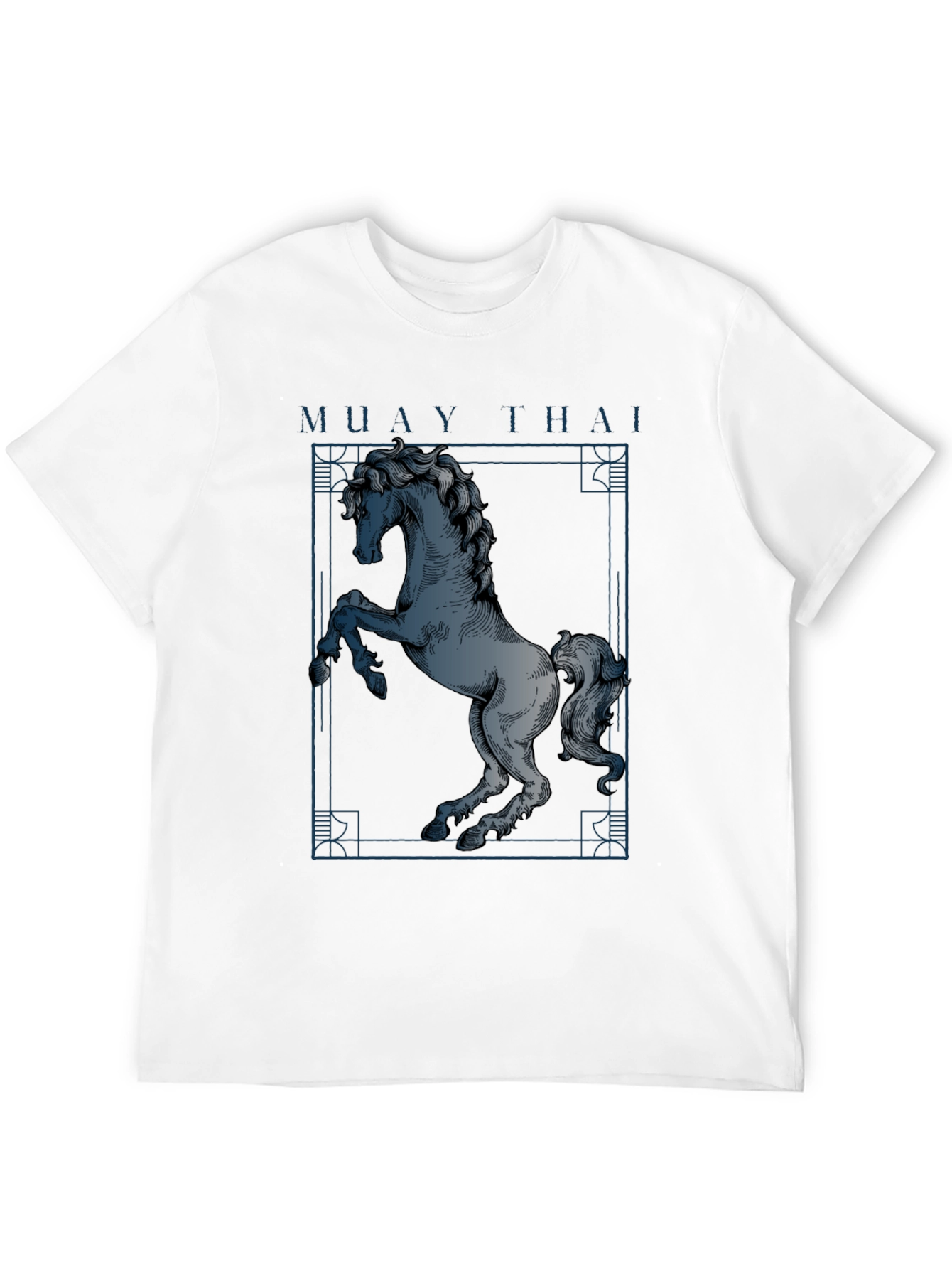 Camiseta Hombre Muay Thai Estampado Caballo