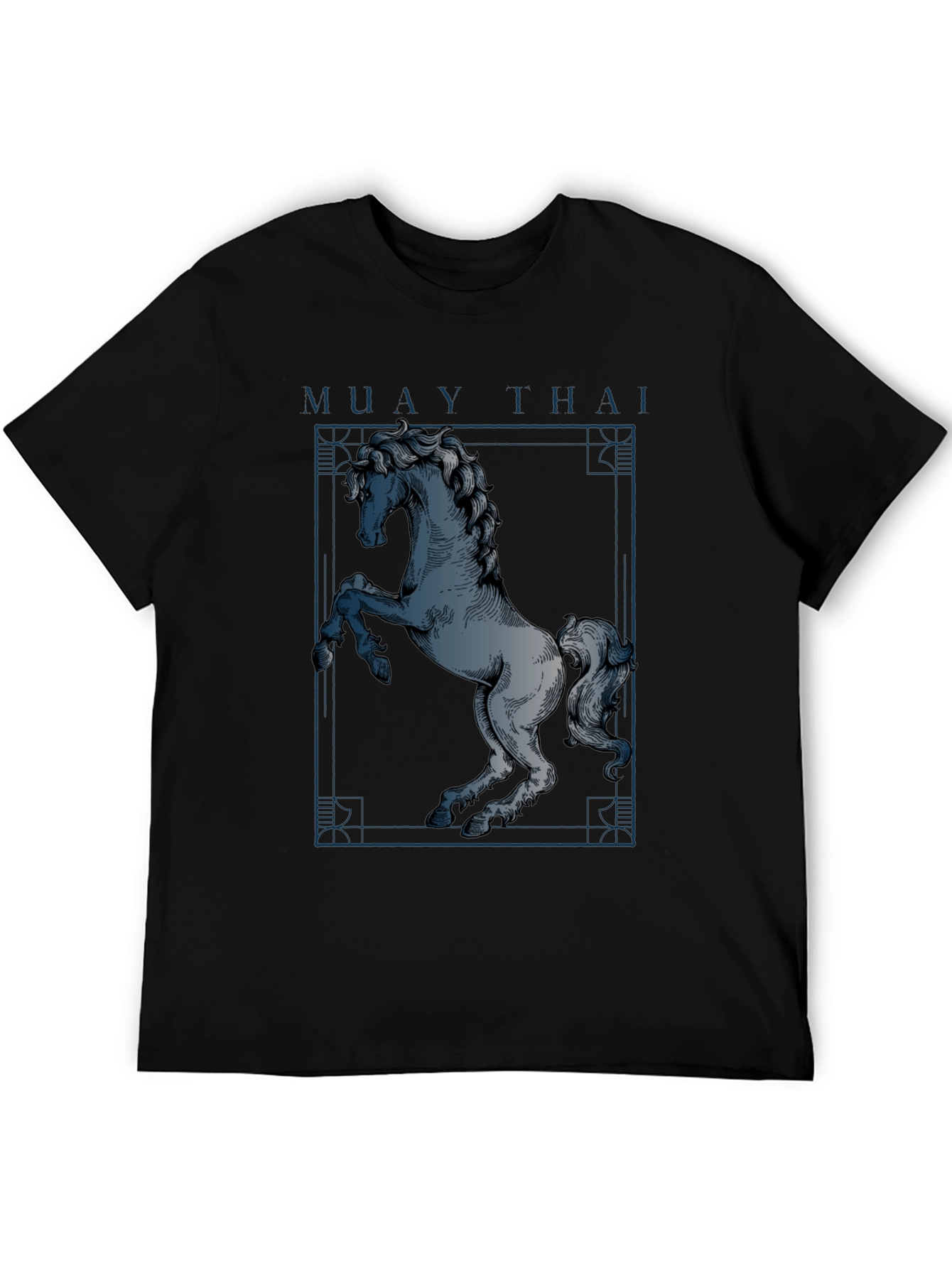 Camiseta Hombre Muay Thai Estampado Caballo