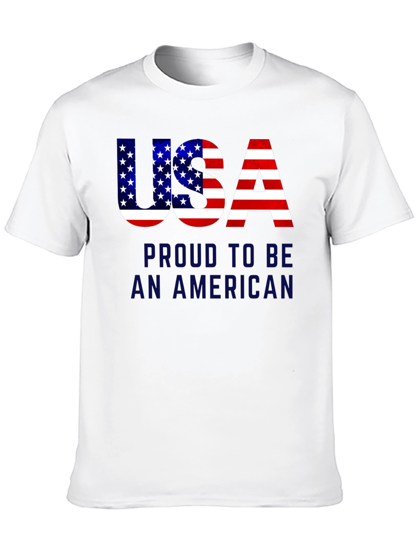 Camiseta Negra USA Proud to be American