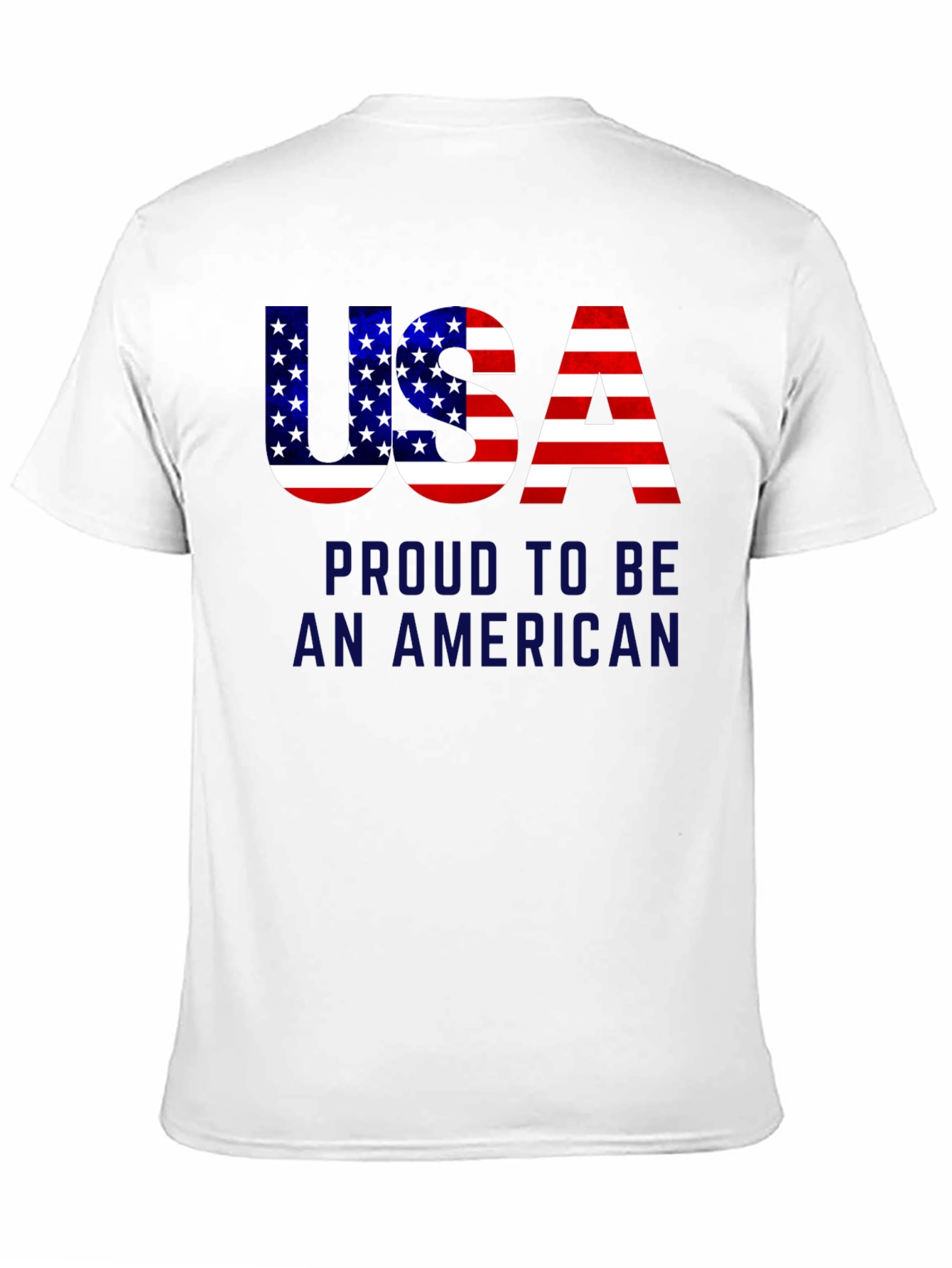 Camiseta Negra USA Proud to be American