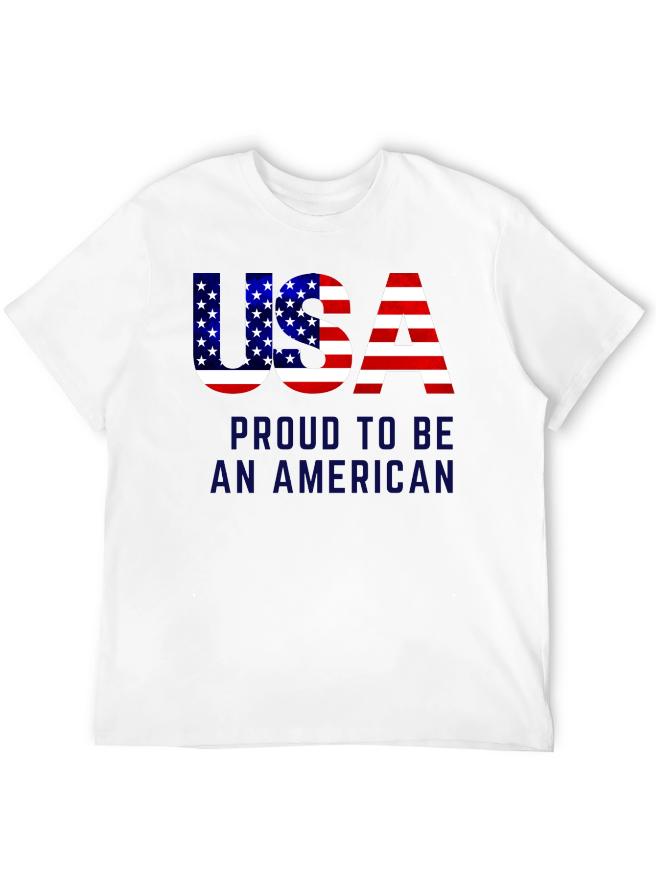 Camiseta Negra USA Proud to be American