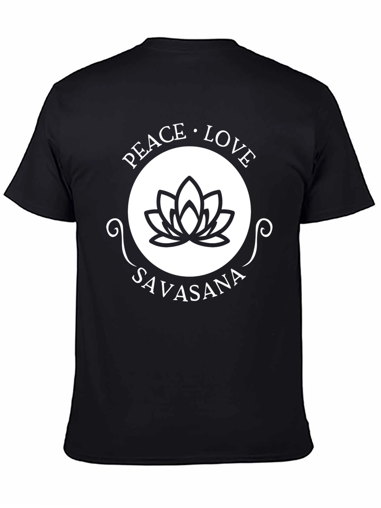 Camiseta Yoga Paz Amor Savasana