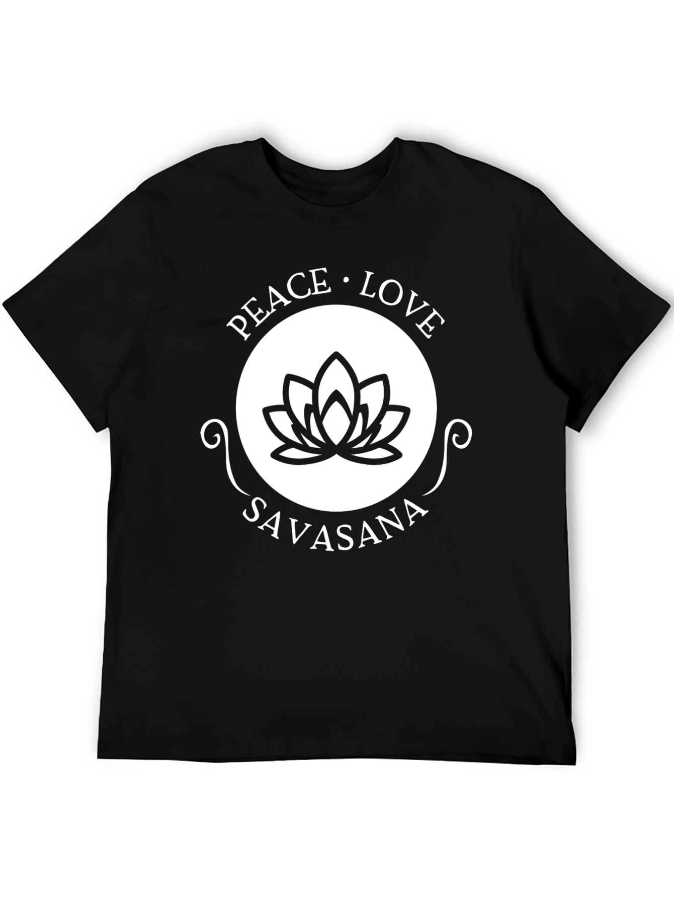 Camiseta Yoga Paz Amor Savasana