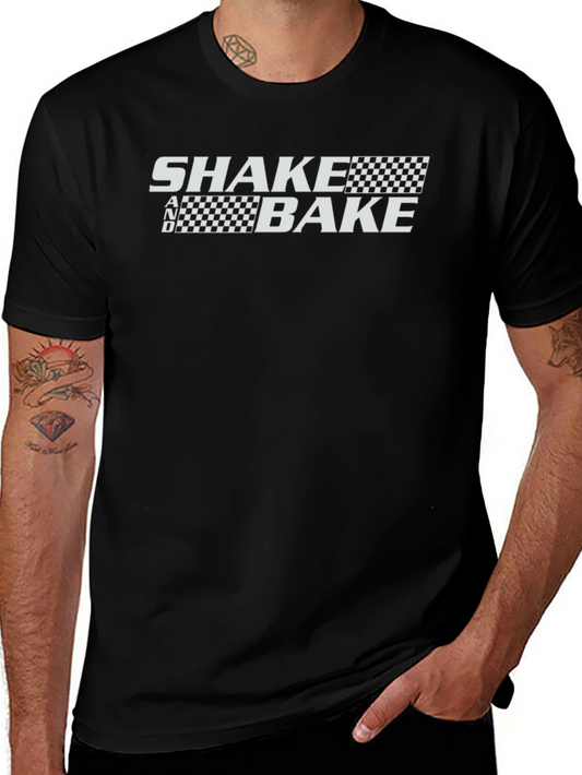 Camiseta Negra Shake and Bake Estilo Racing