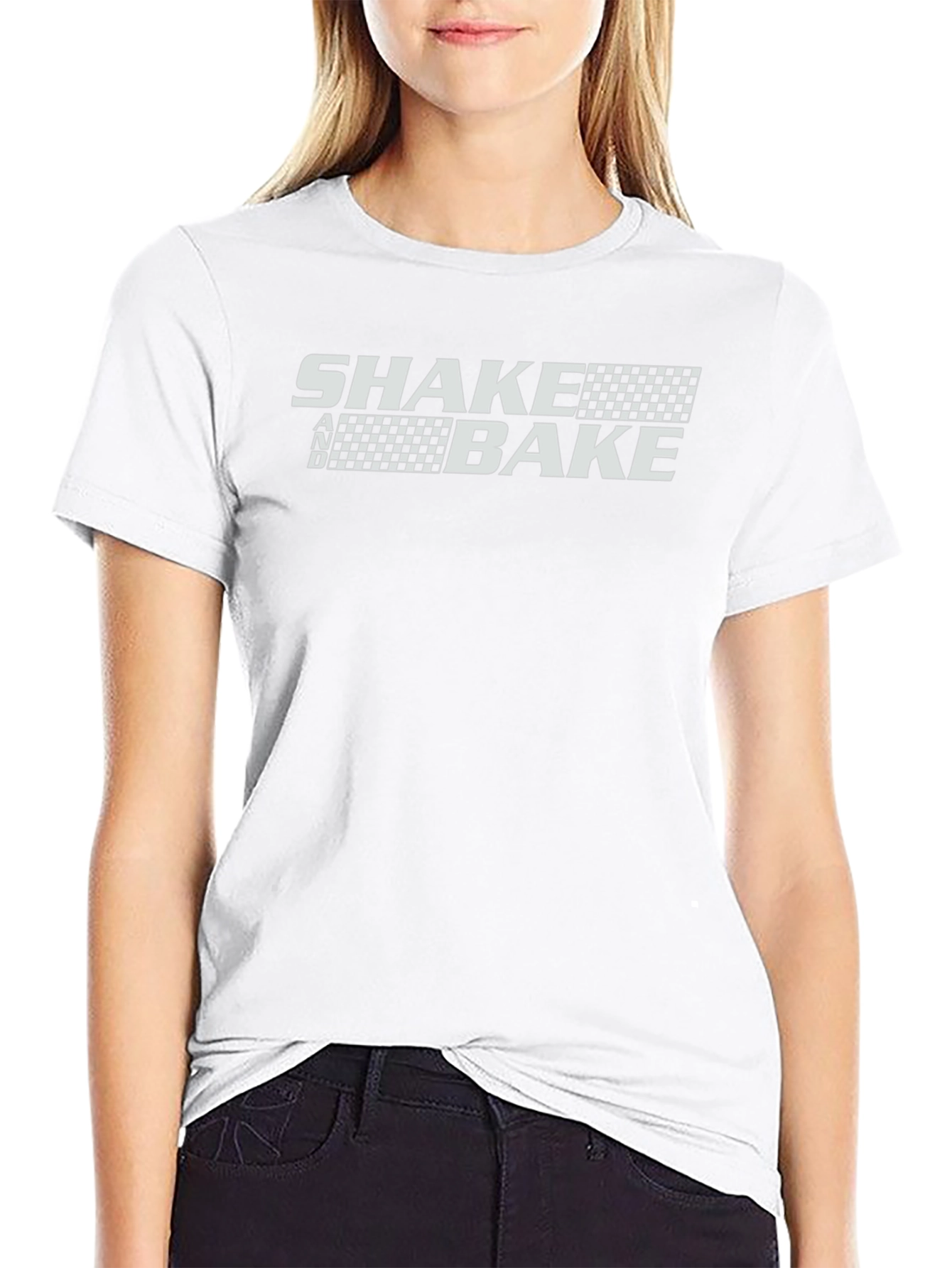 Camiseta Negra Shake and Bake Estilo Racing