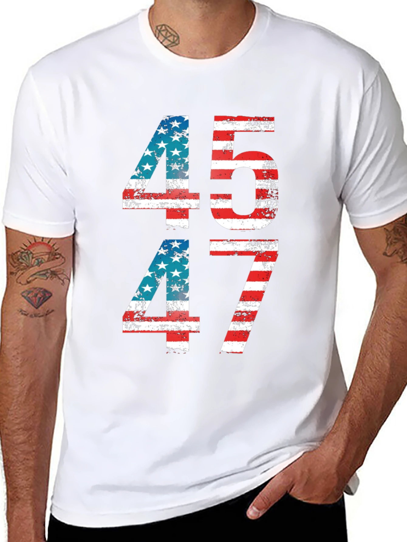 Camiseta 45 47 Patriótica