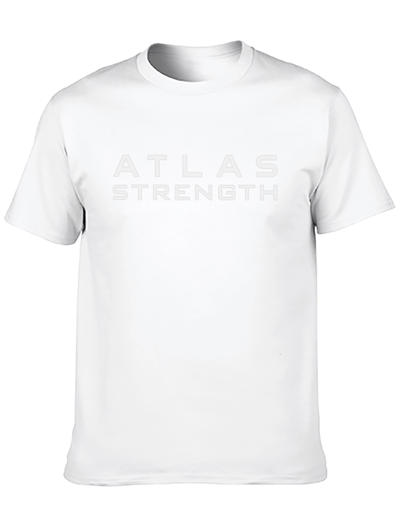 Camiseta Atlas Strength Negra para Hombre