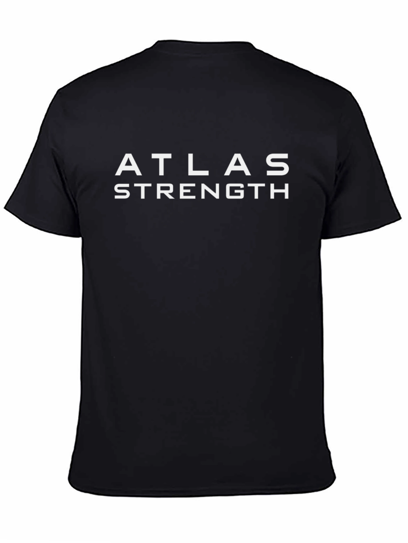 Camiseta Atlas Strength Negra para Hombre