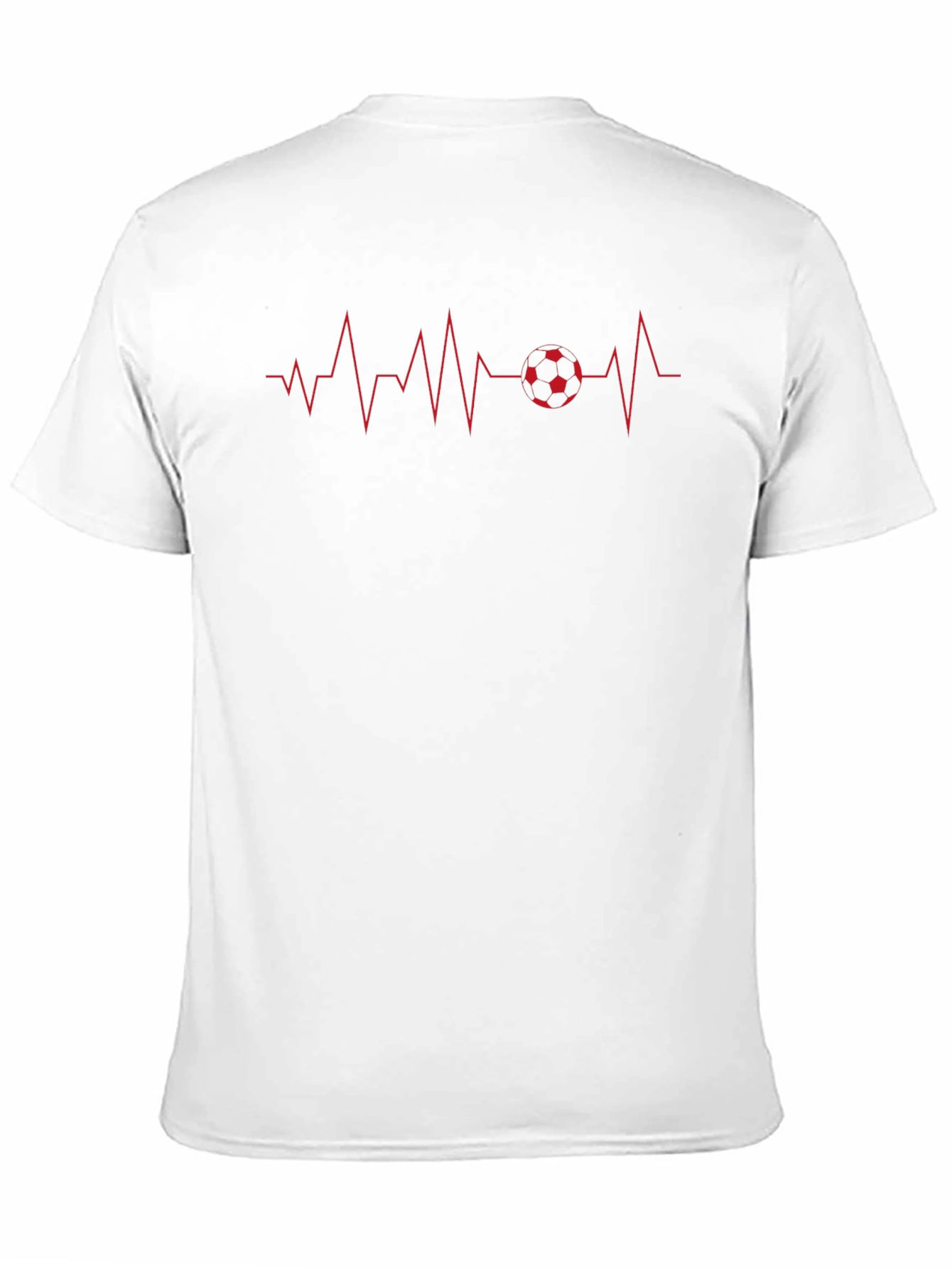 Camiseta Negra Fútbol Pasión - Diseño de Latido