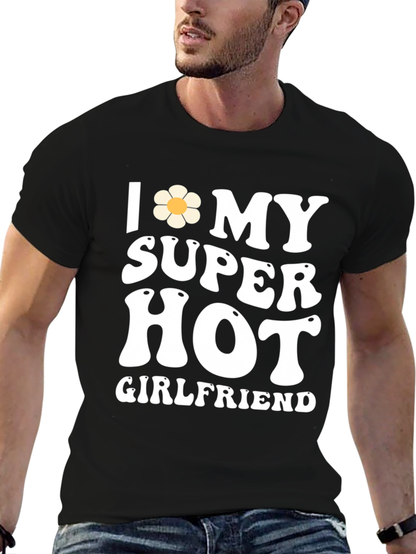 Camiseta Hombre: Amo a mi Novia Súper Sexy