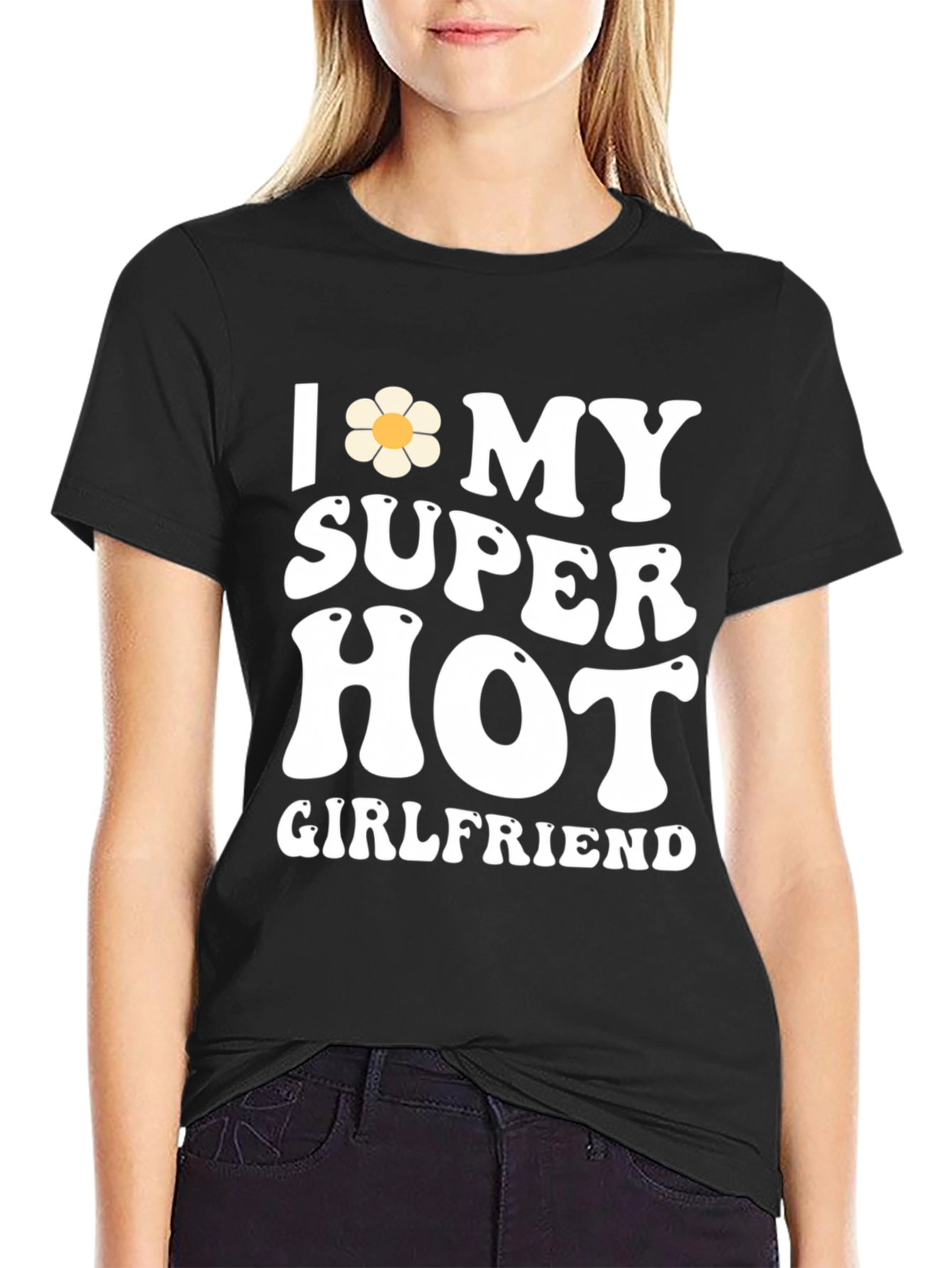 Camiseta Hombre: Amo a mi Novia Súper Sexy