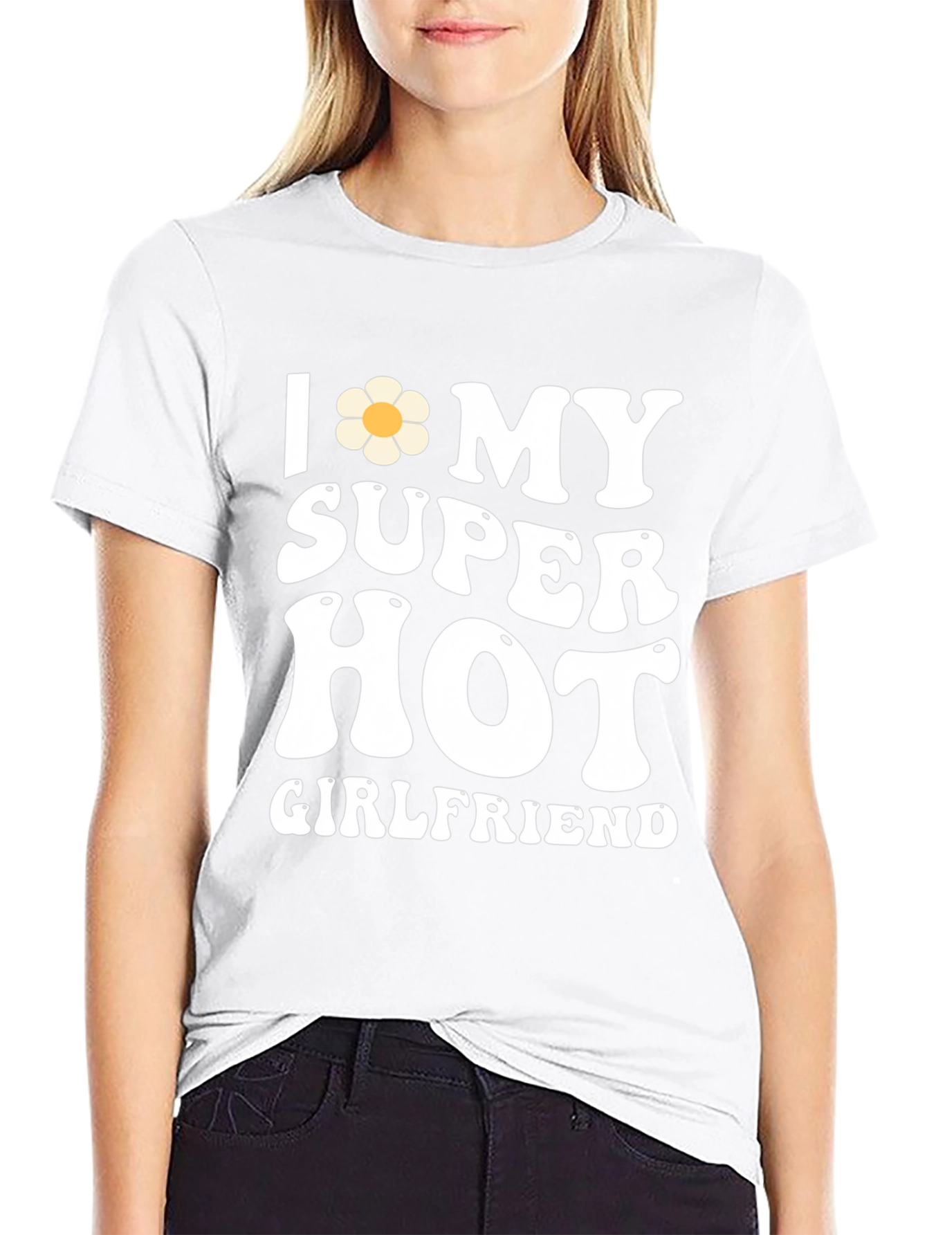 Camiseta Hombre: Amo a mi Novia Súper Sexy