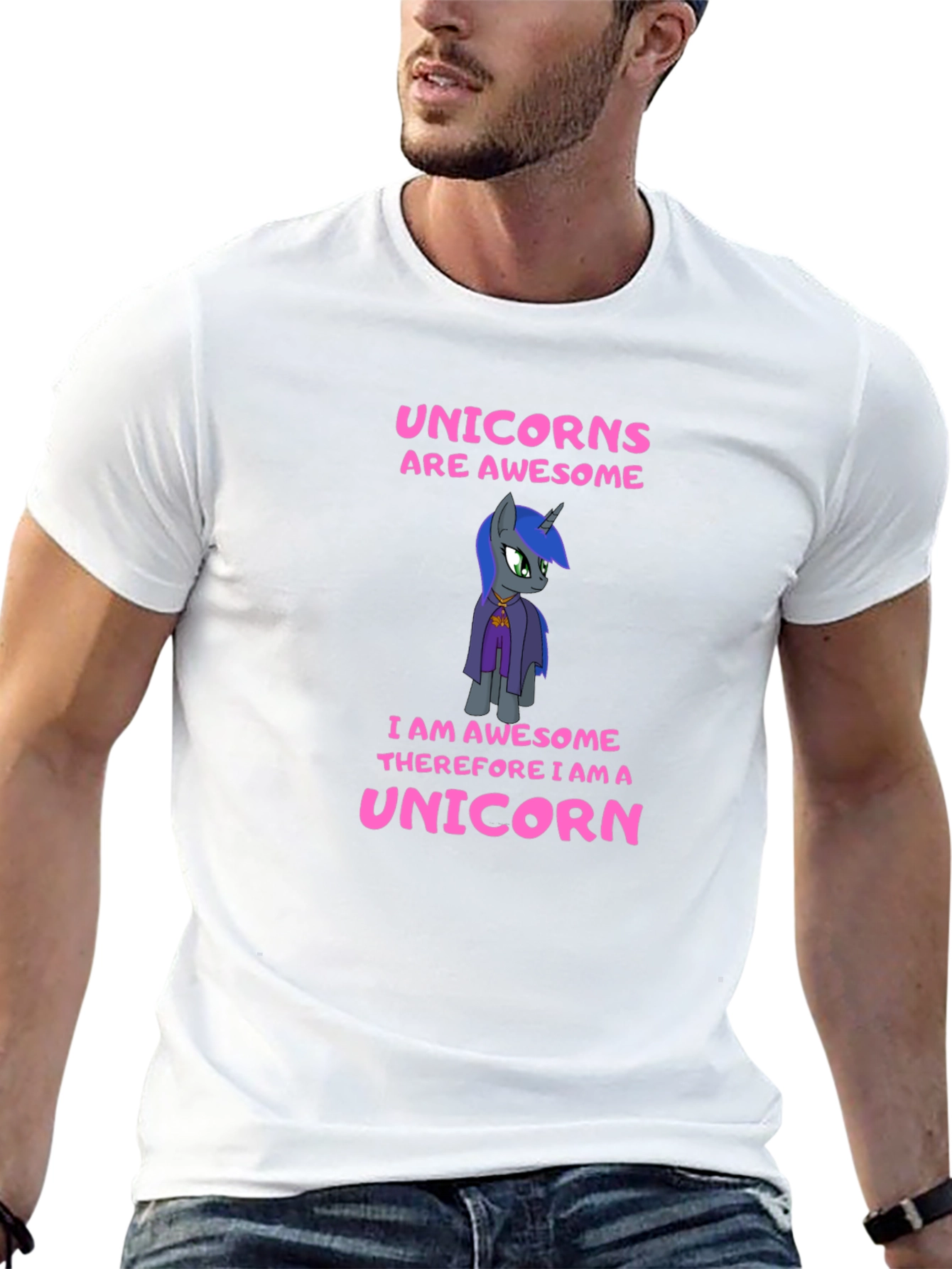Camiseta Negra Unicornios Are Awesome