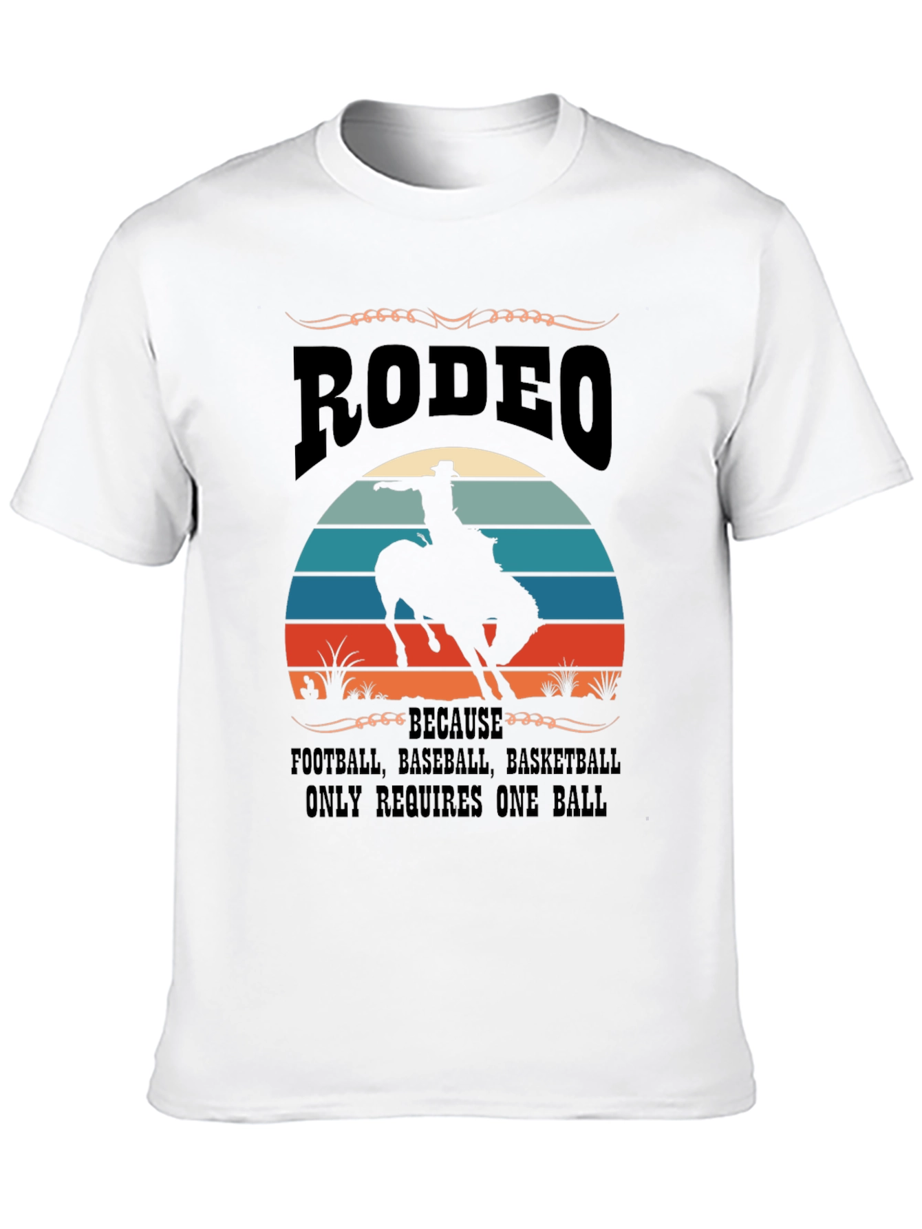 Camiseta Rodeo - Requiere Más Que Una Bola