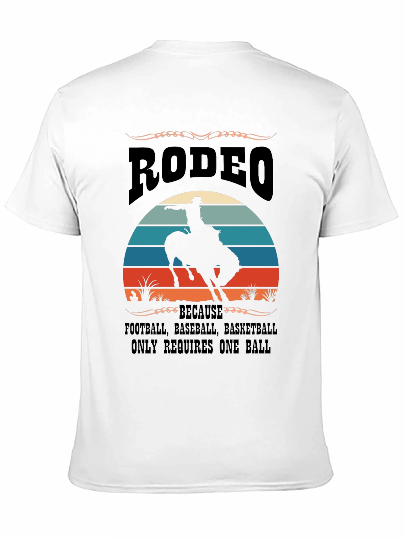 Camiseta Rodeo - Requiere Más Que Una Bola