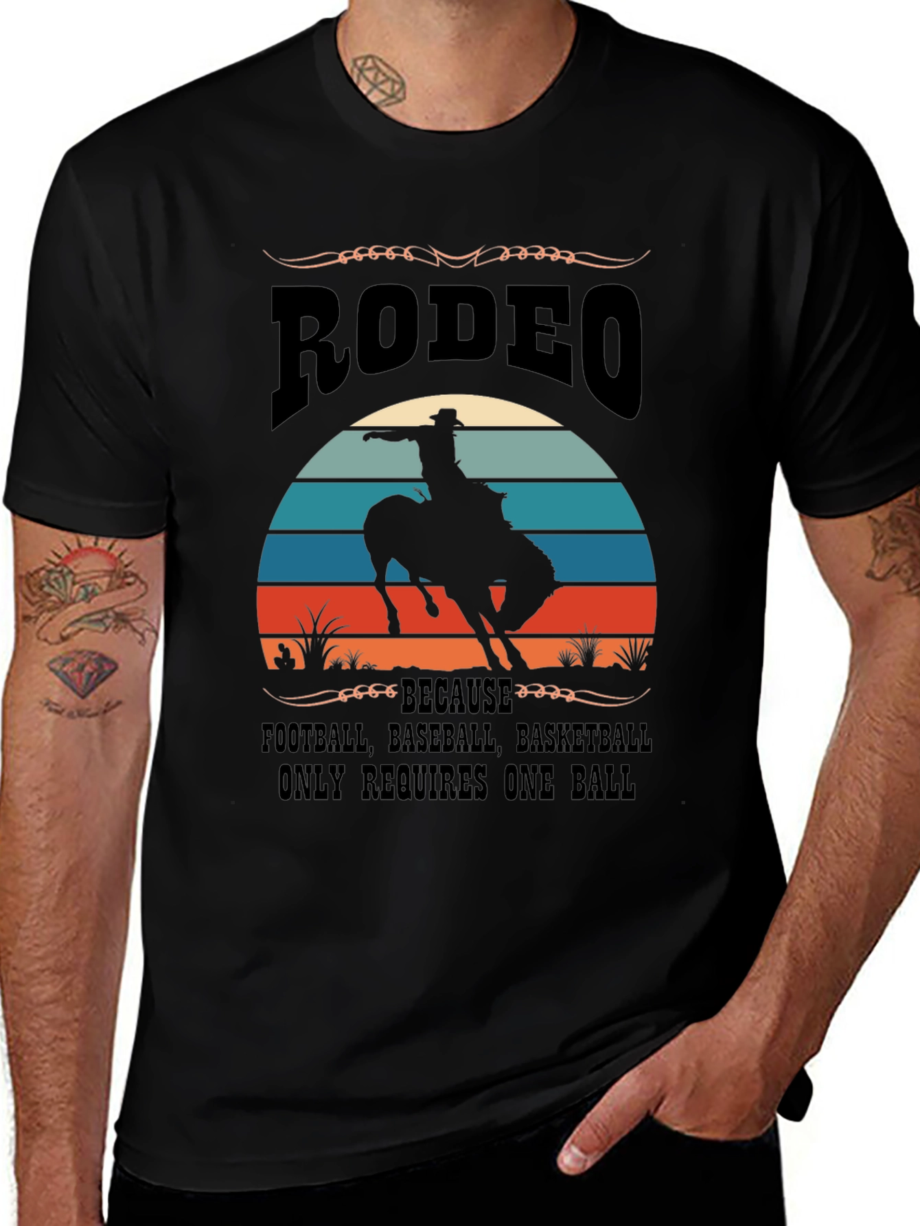 Camiseta Rodeo - Requiere Más Que Una Bola