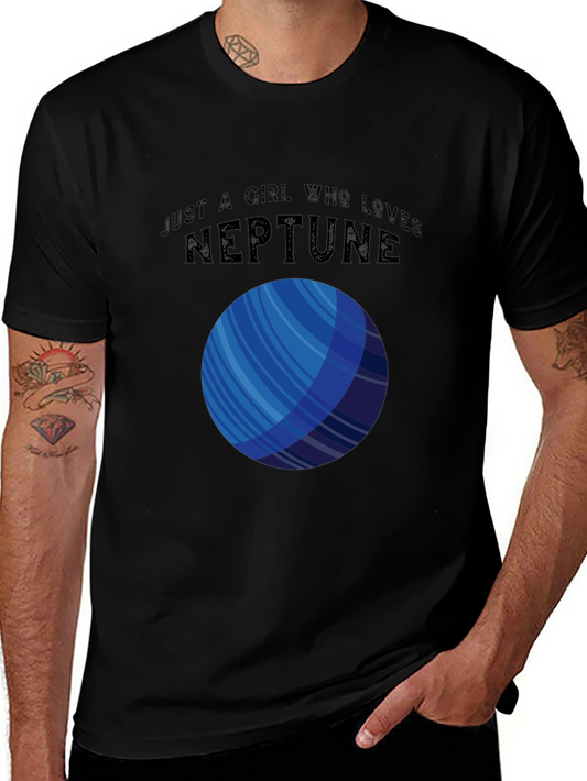 Camiseta Negra Amo Neptuno Unisex