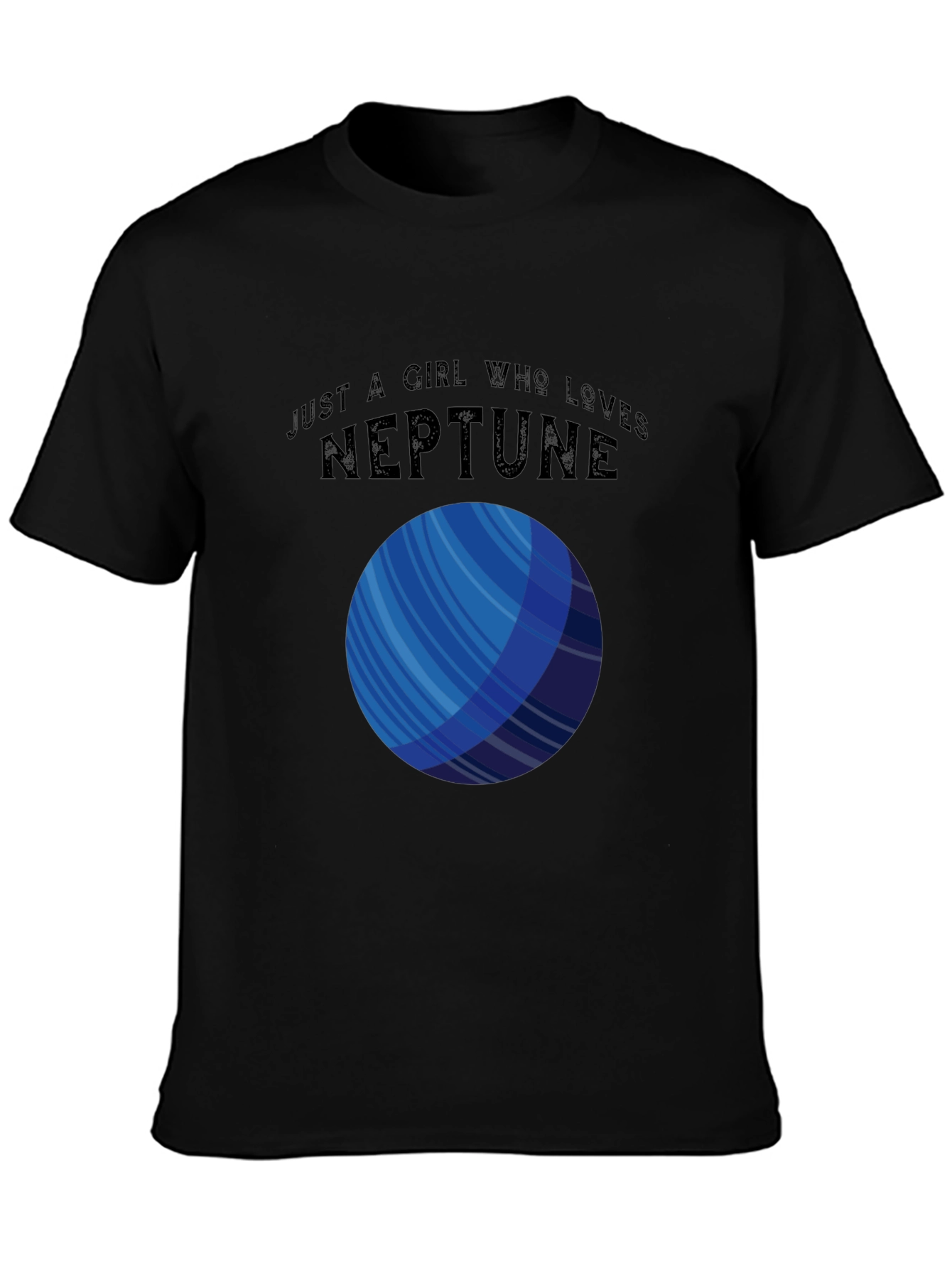 Camiseta Negra Amo Neptuno Unisex