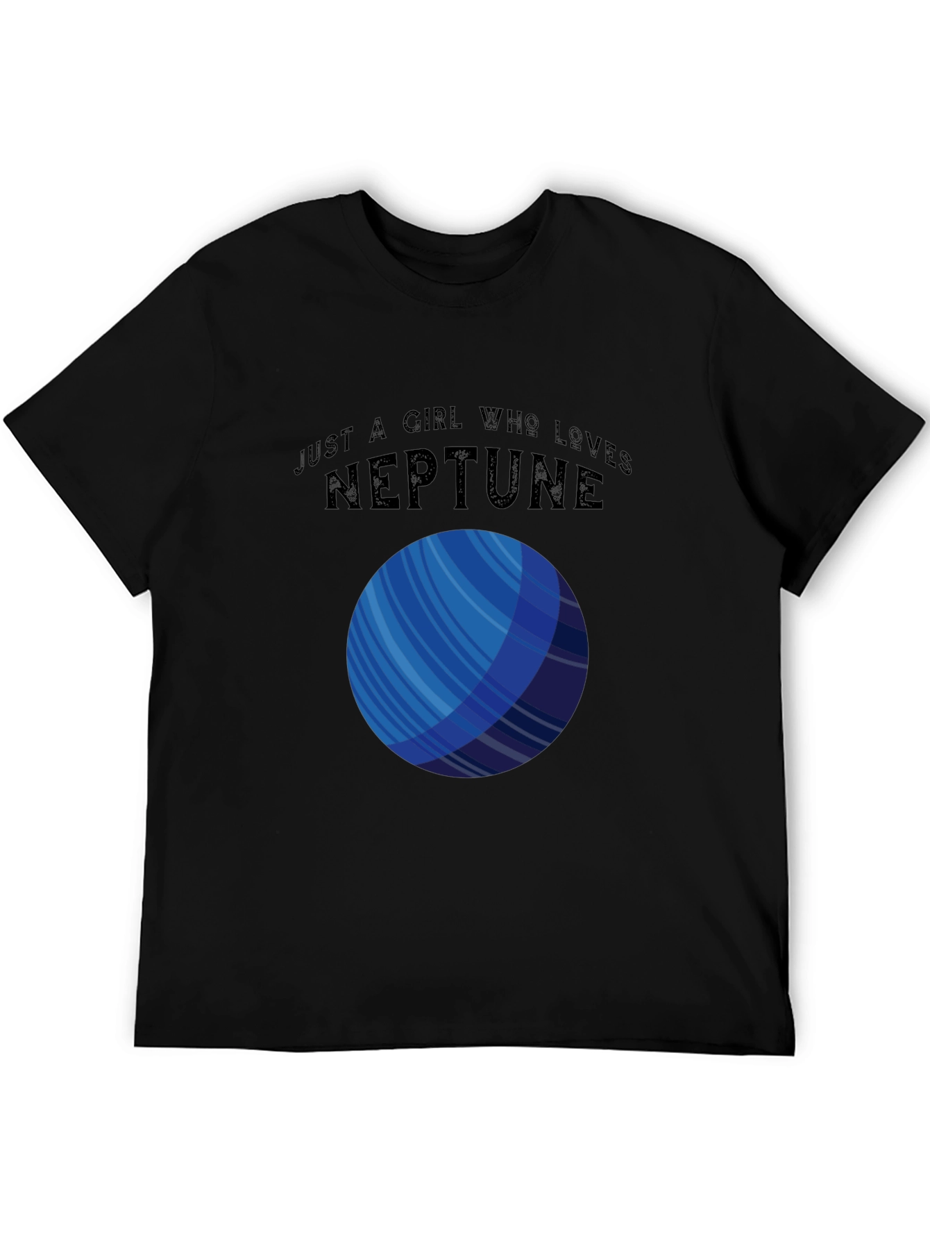 Camiseta Negra Amo Neptuno Unisex