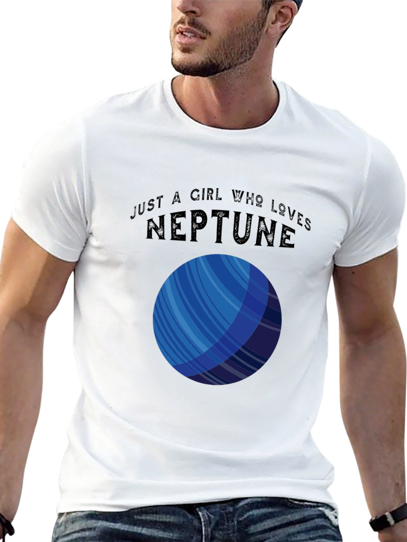 Camiseta Negra Amo Neptuno Unisex