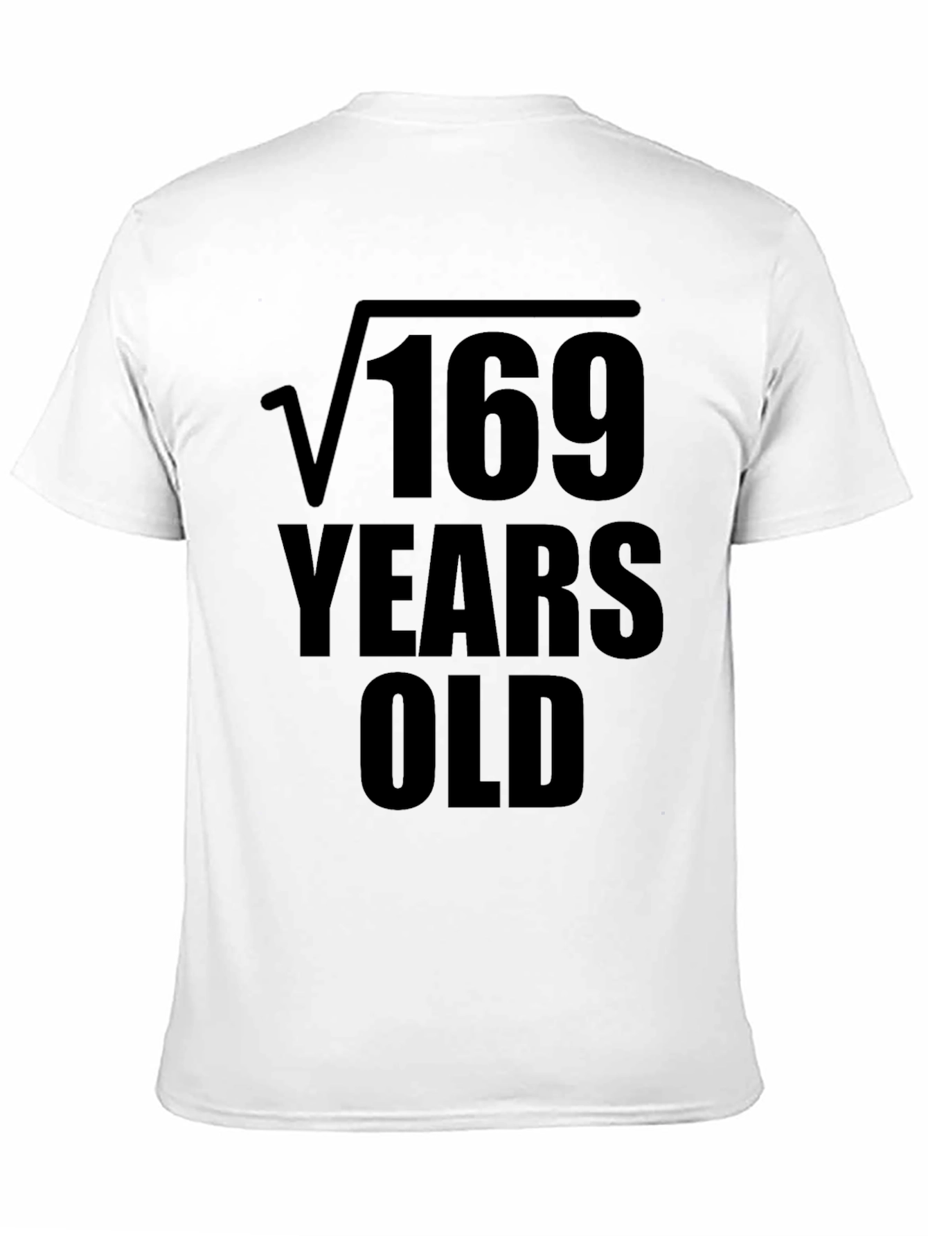 Camiseta Hombre: Raíz Cuadrada de 169 - 13 Años