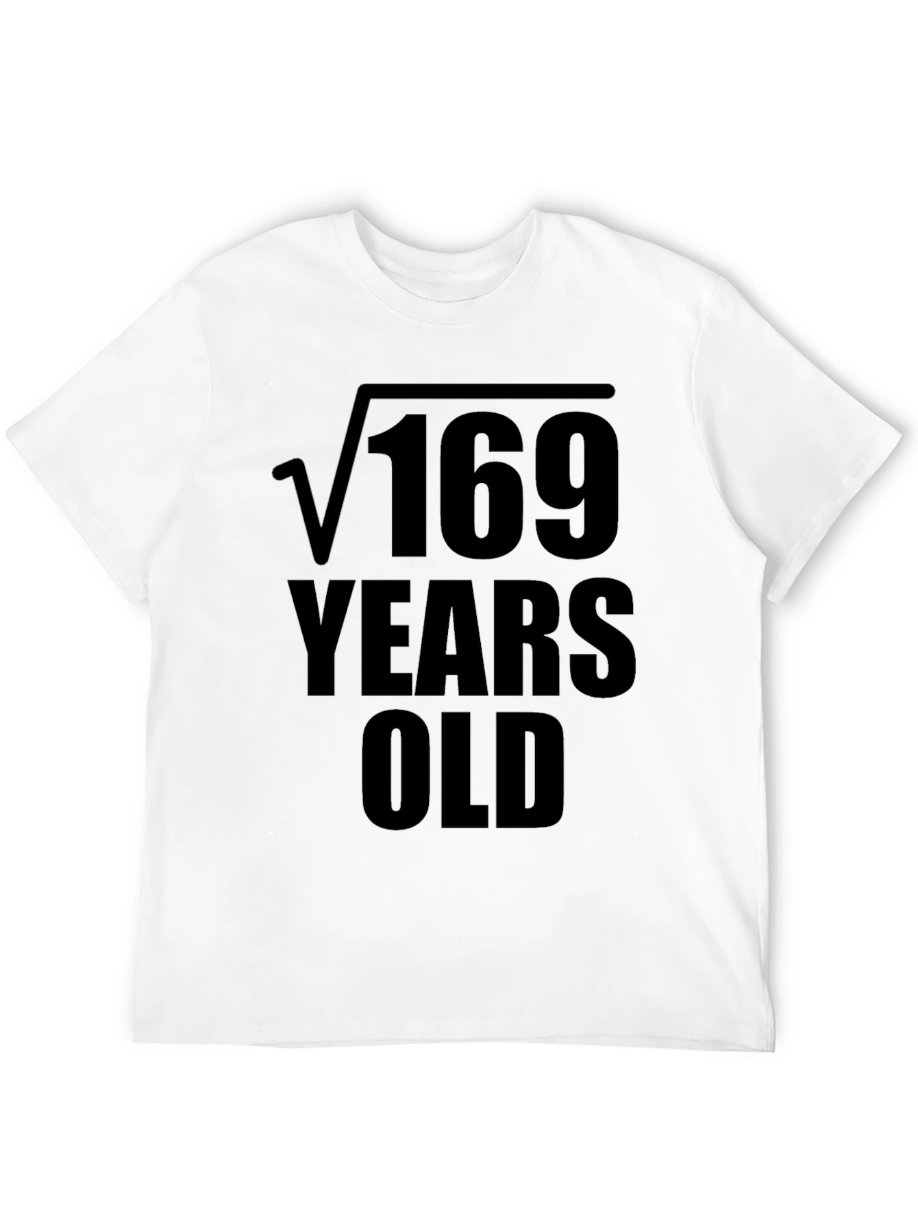 Camiseta Hombre: Raíz Cuadrada de 169 - 13 Años