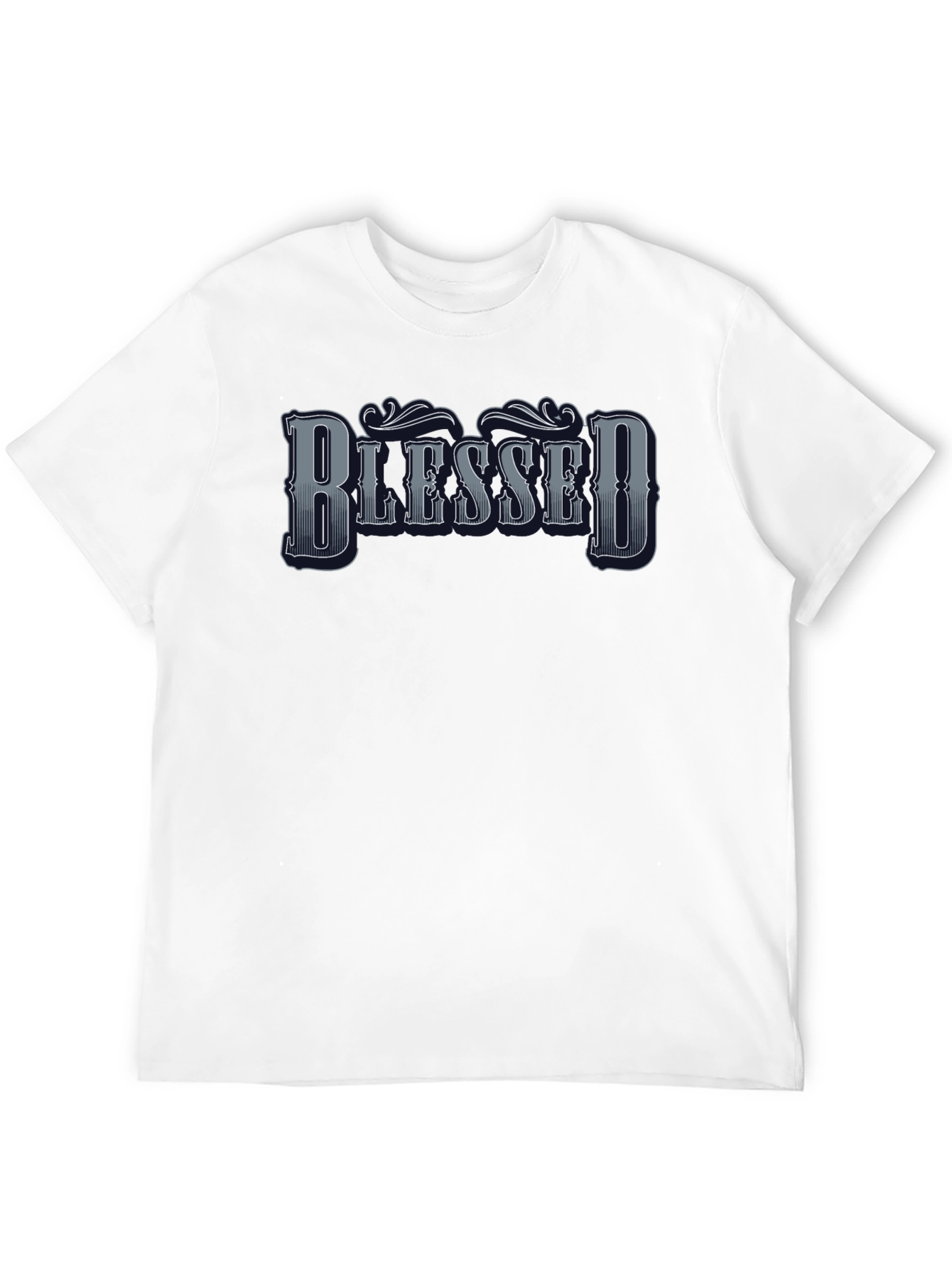 Camiseta Negra Blessed para Hombre