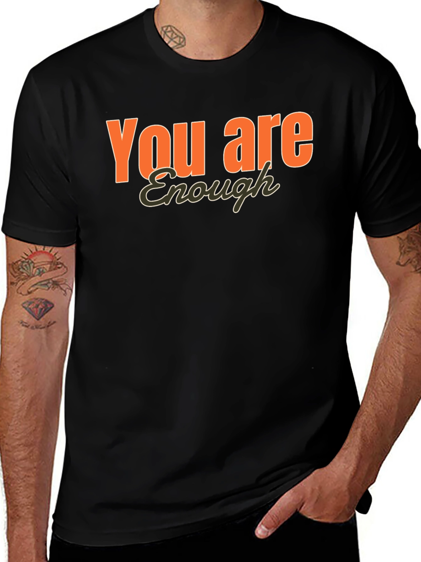 Camiseta Negra You are Enough
