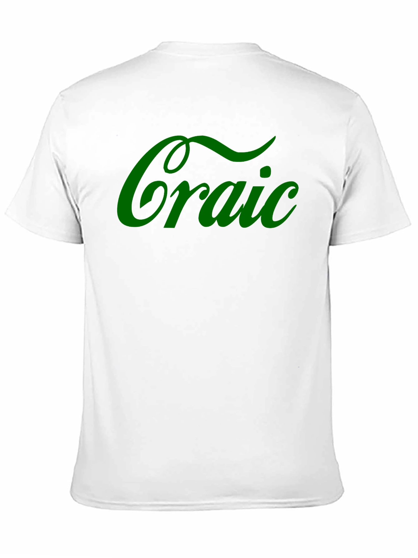 Camiseta Negra Craic Irlandés Divertida