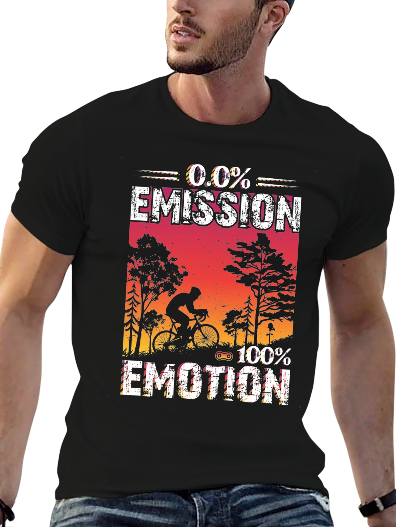 Camiseta Ciclismo 0% Emisión 100% Emoción