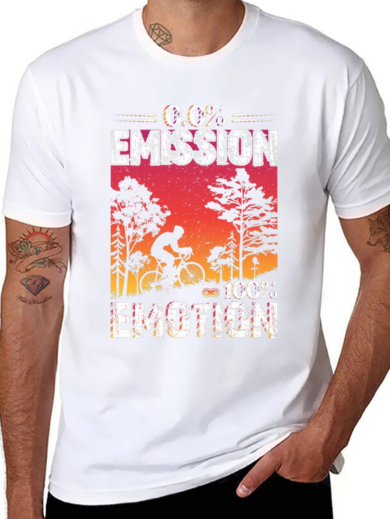 Camiseta Ciclismo 0% Emisión 100% Emoción