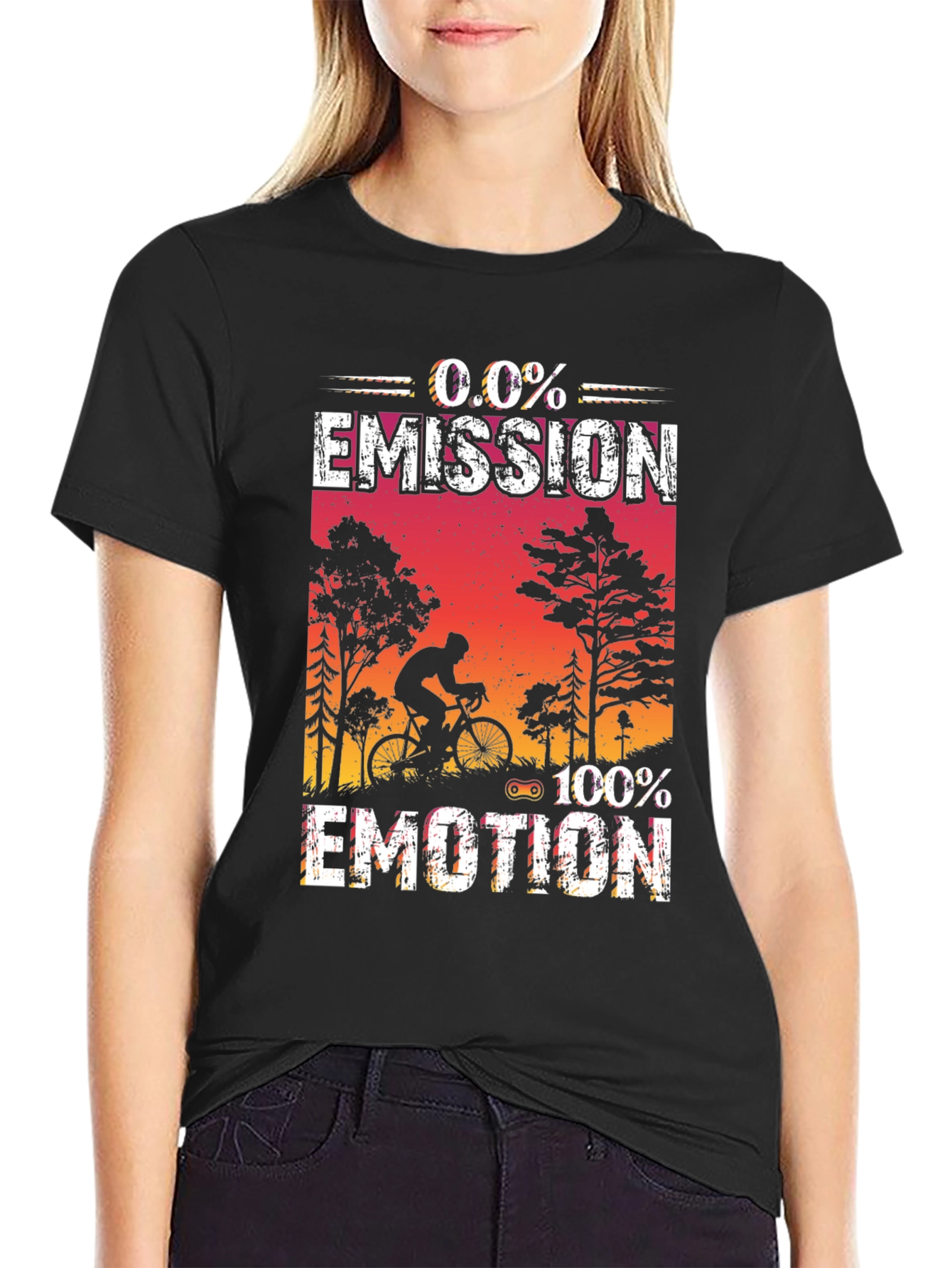 Camiseta Ciclismo 0% Emisión 100% Emoción