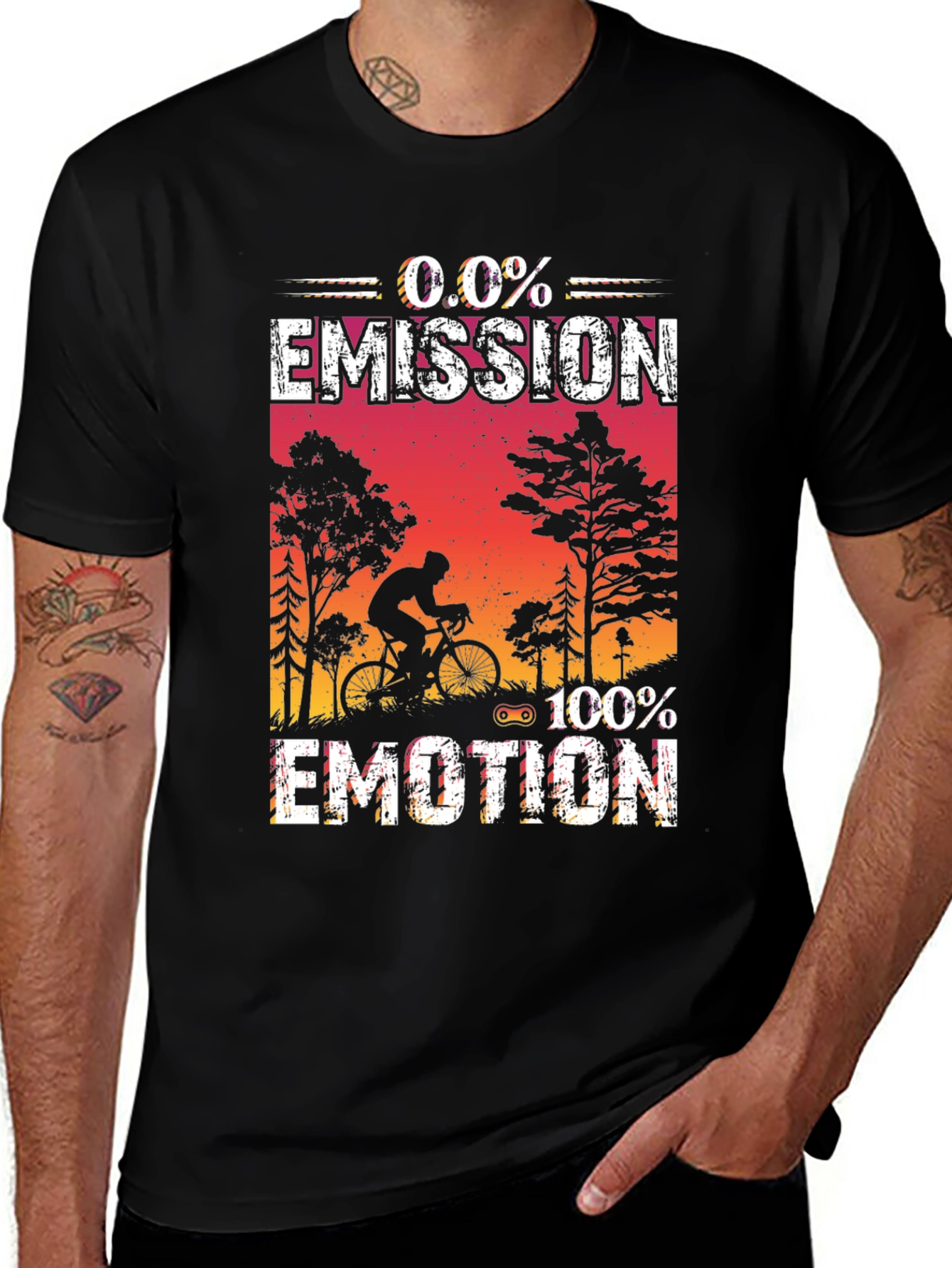 Camiseta Ciclismo 0% Emisión 100% Emoción