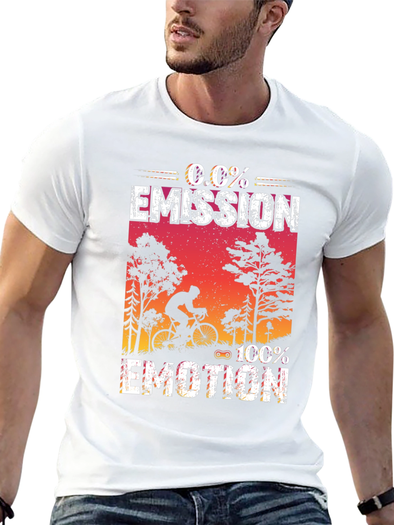 Camiseta Ciclismo 0% Emisión 100% Emoción