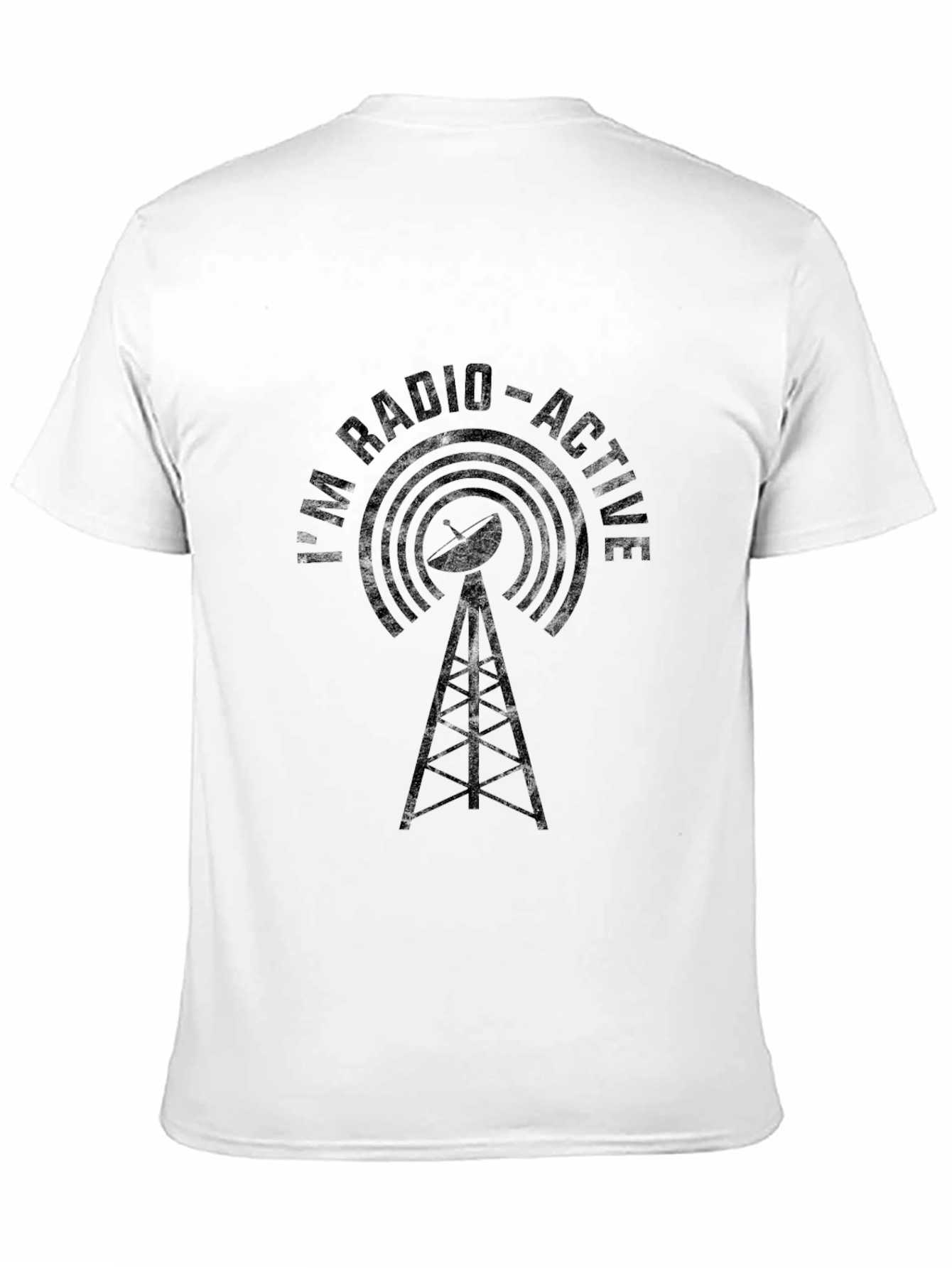 Camiseta Negra Soy Radio-Activo Hombre