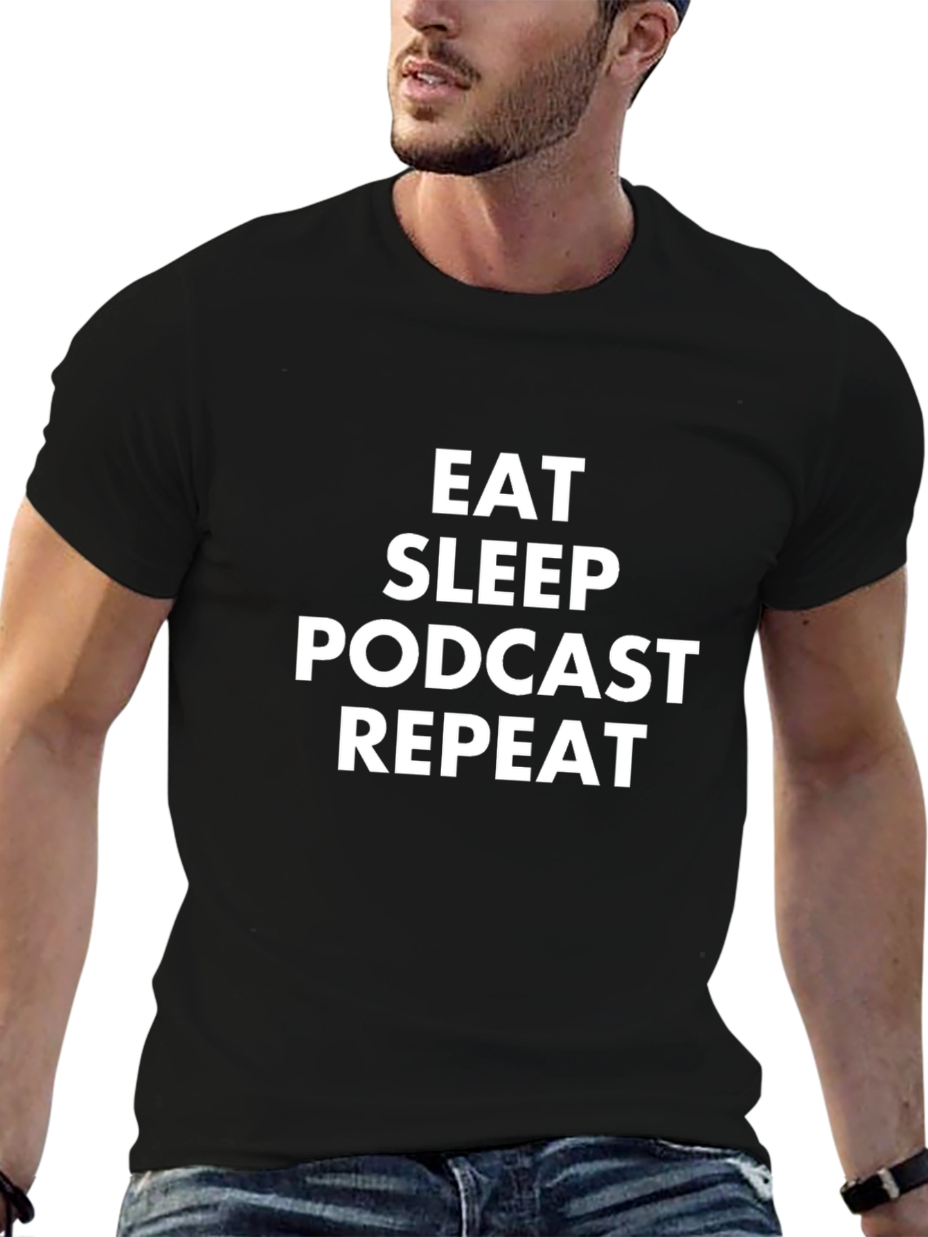 Camiseta Podcast: Come Duerme Graba Repite