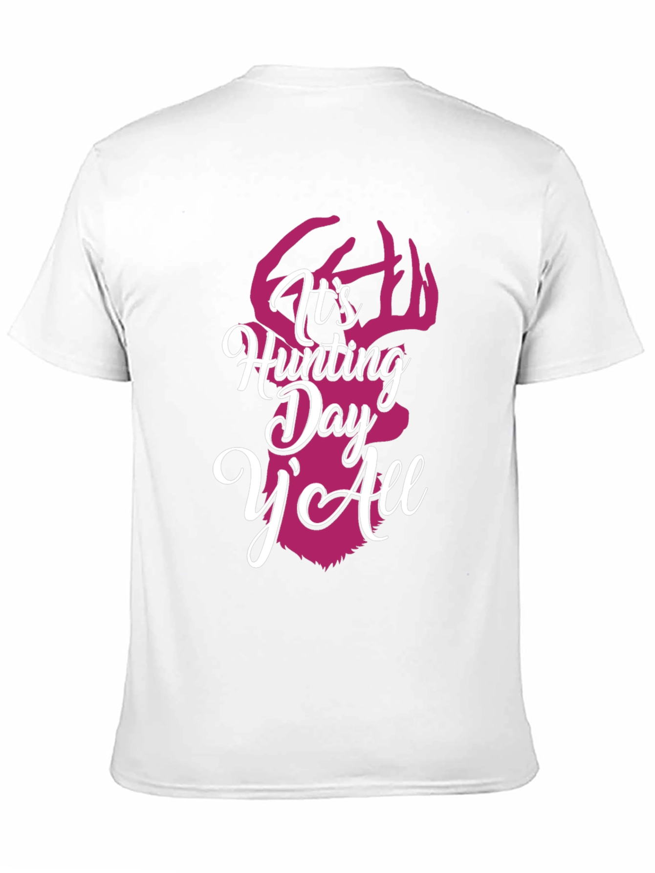Camiseta Negra con Diseño de Caza
