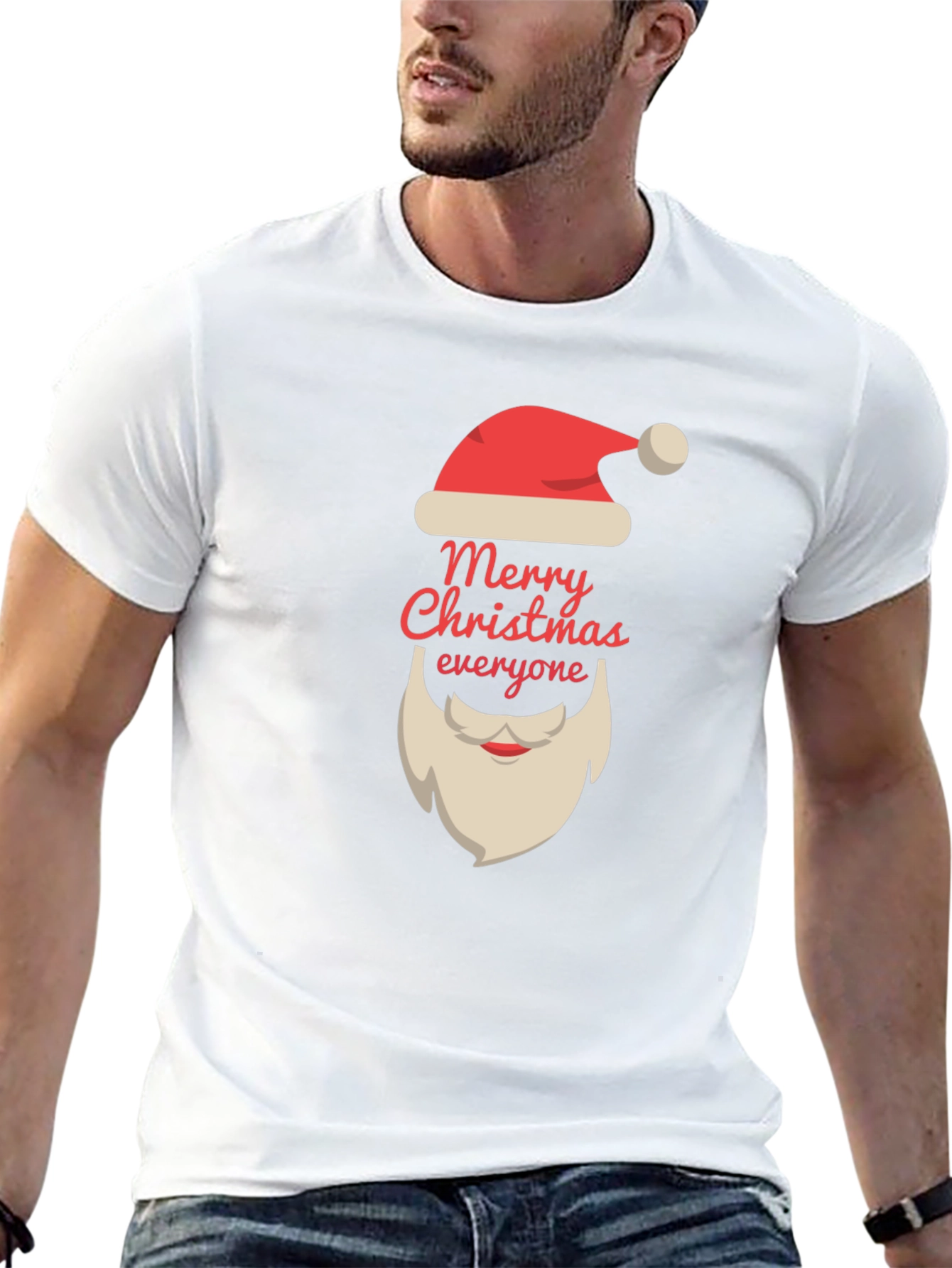 Camiseta Negra Navideña - Feliz Navidad a Todos