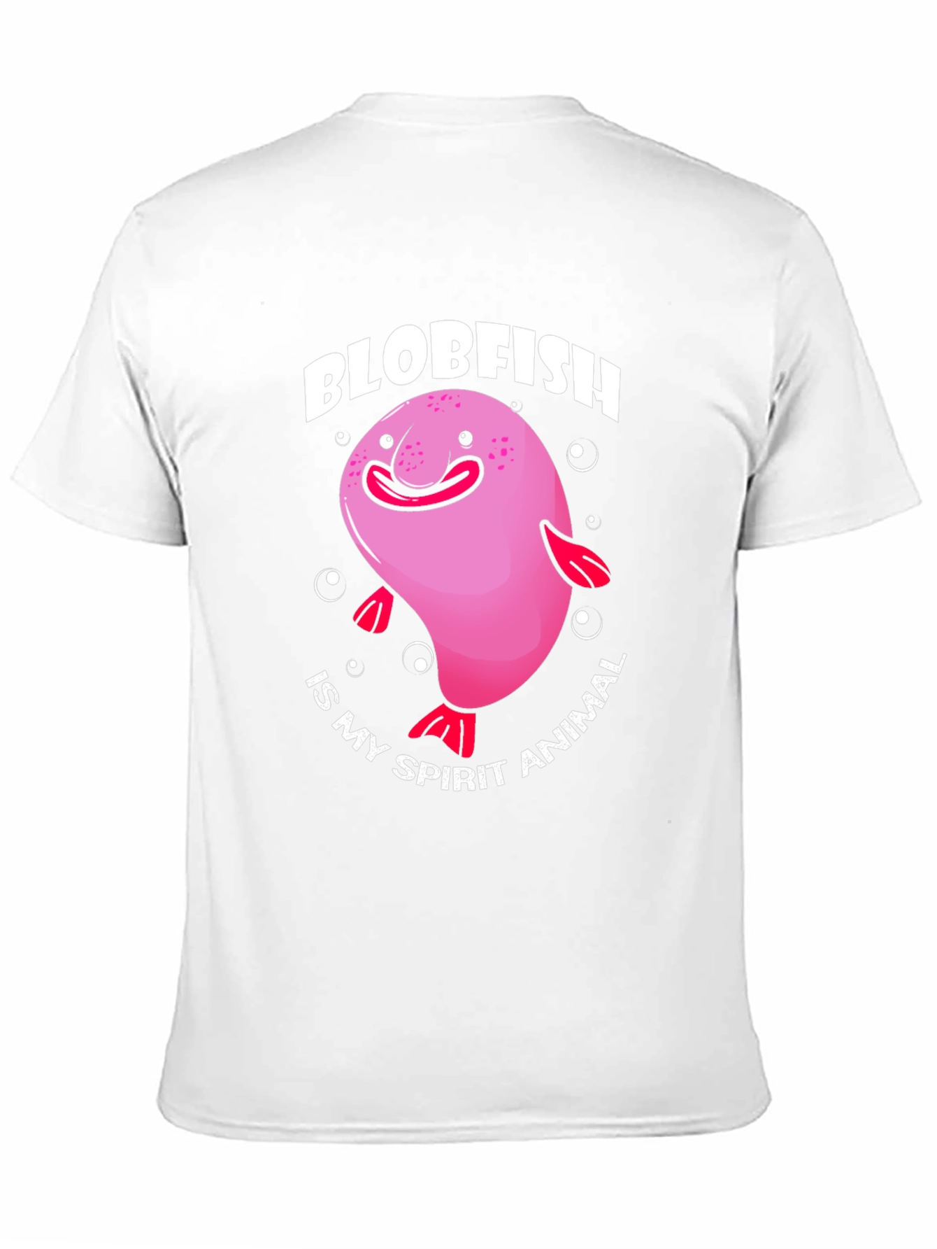 Camiseta Negra con Diseño de Pez Borrón
