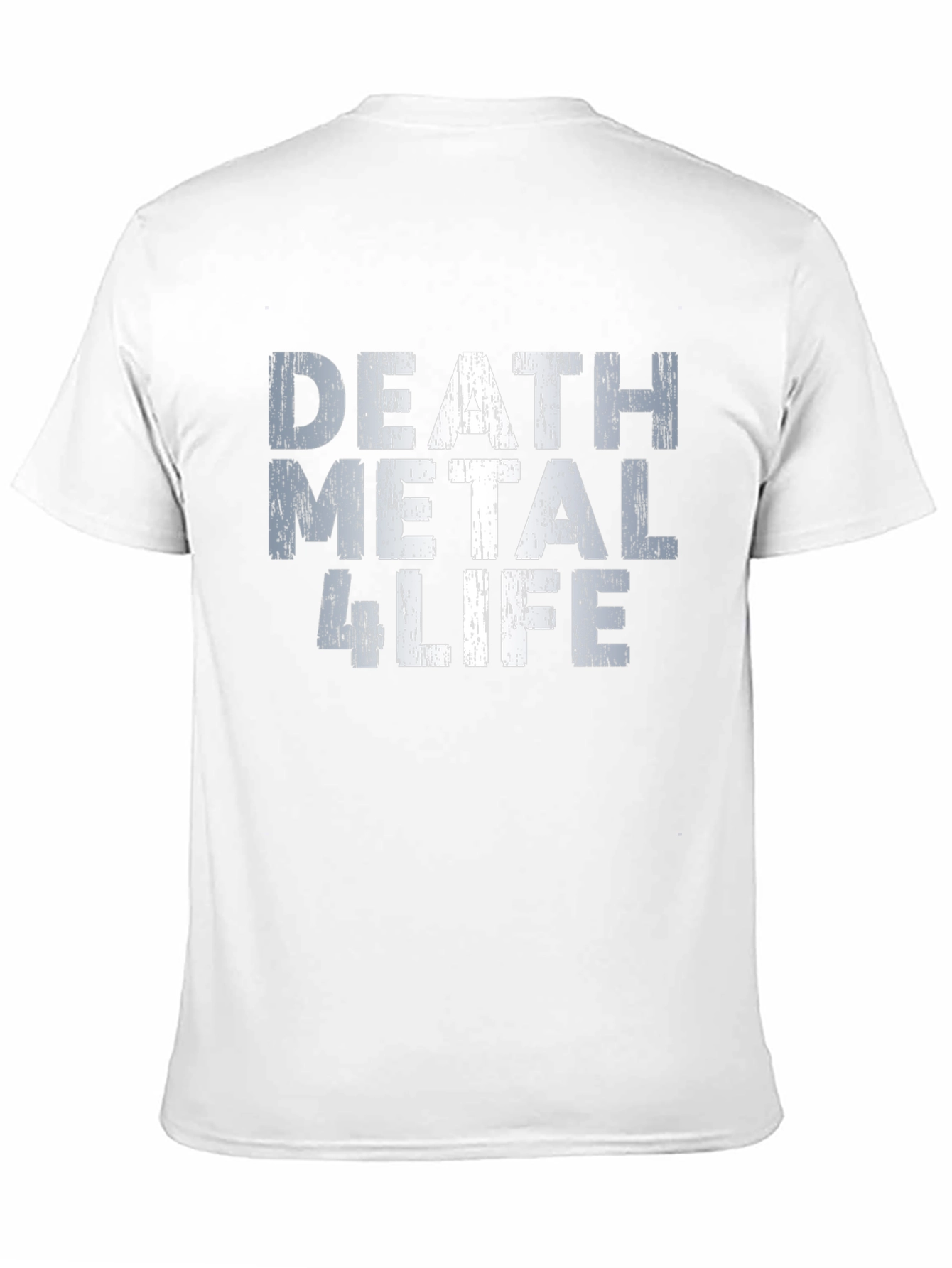 Camiseta Death Metal 4 Life - Estilo Grunge