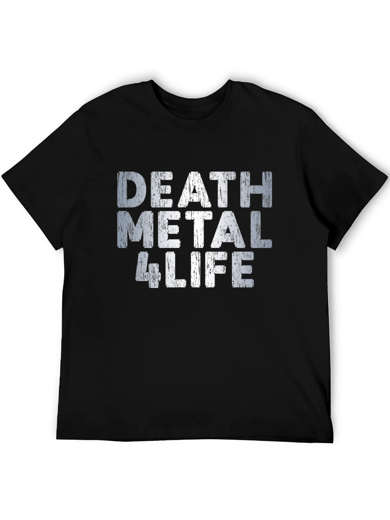 Camiseta Death Metal 4 Life - Estilo Grunge