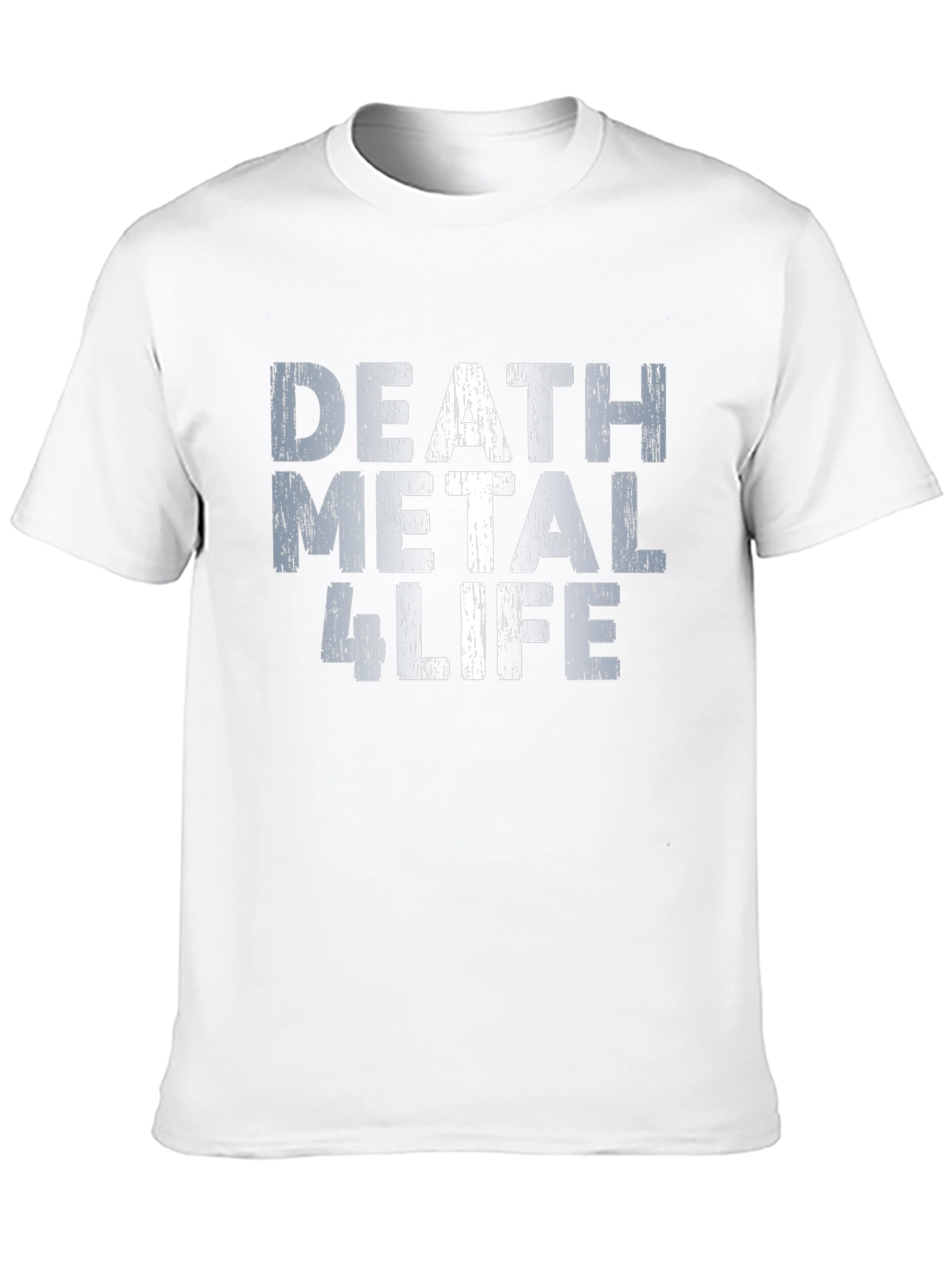 Camiseta Death Metal 4 Life - Estilo Grunge
