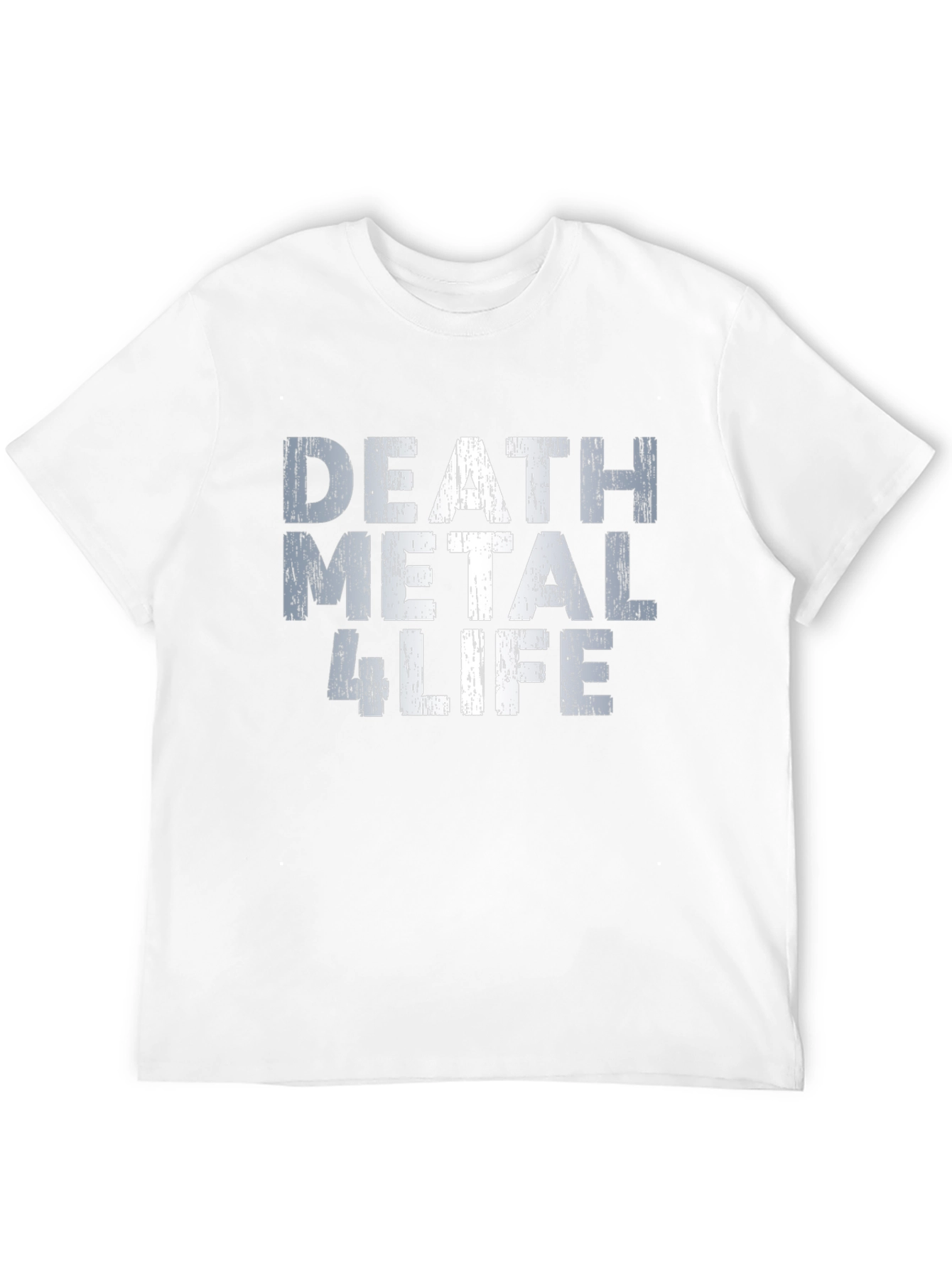 Camiseta Death Metal 4 Life - Estilo Grunge