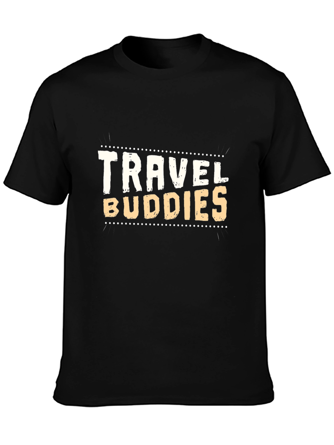 Camiseta Negra Travel Buddies