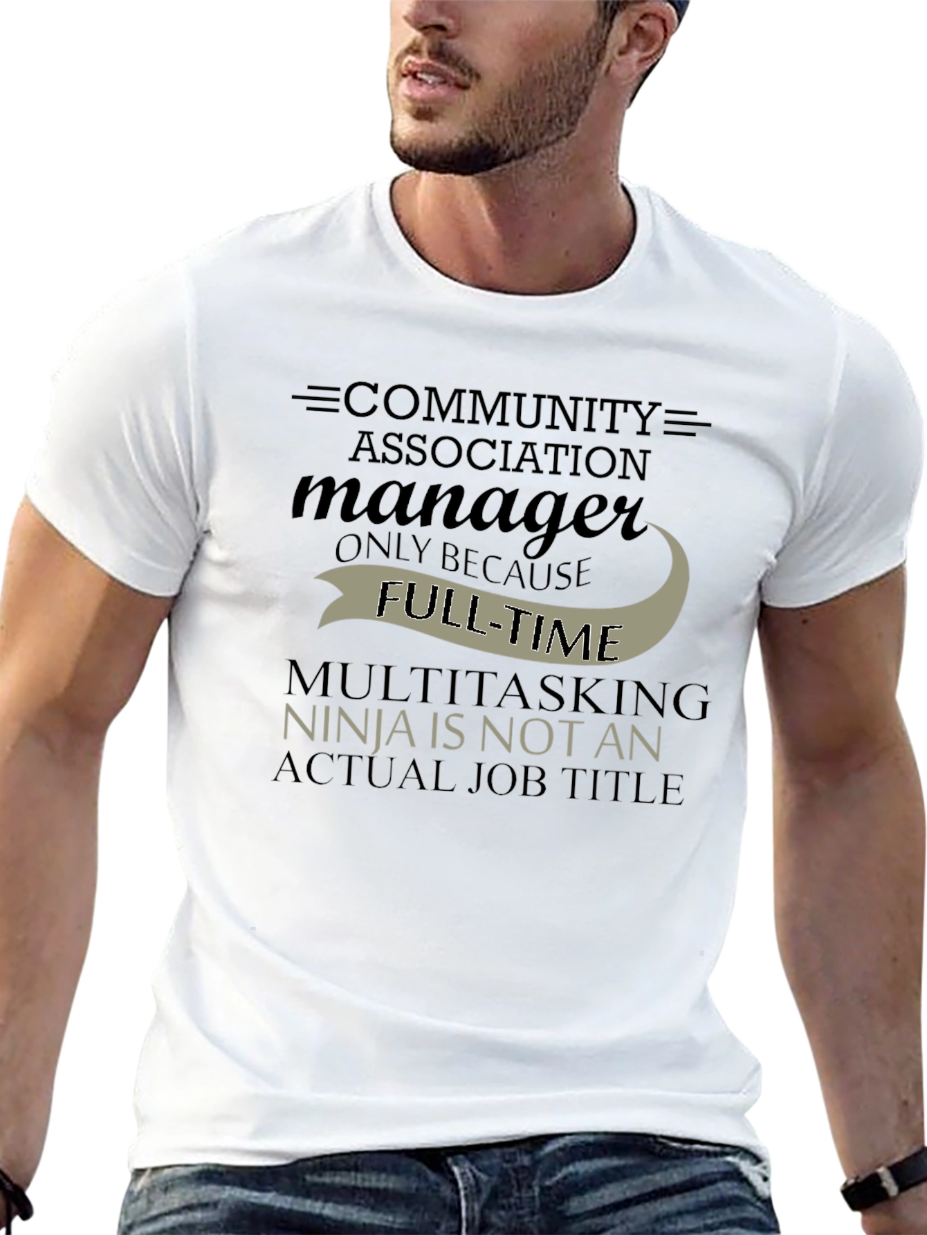 Camiseta Negra: Community Association Manager