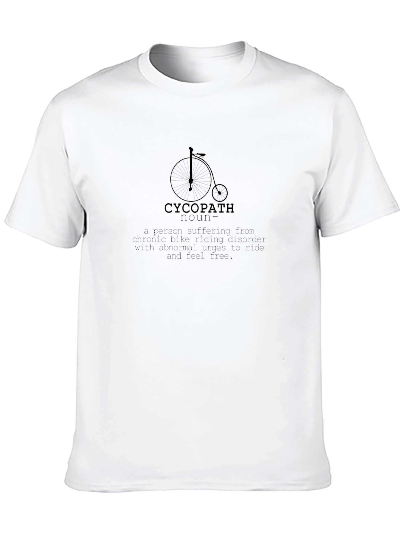 Camiseta Negra Cycopath para Amantes del Ciclismo