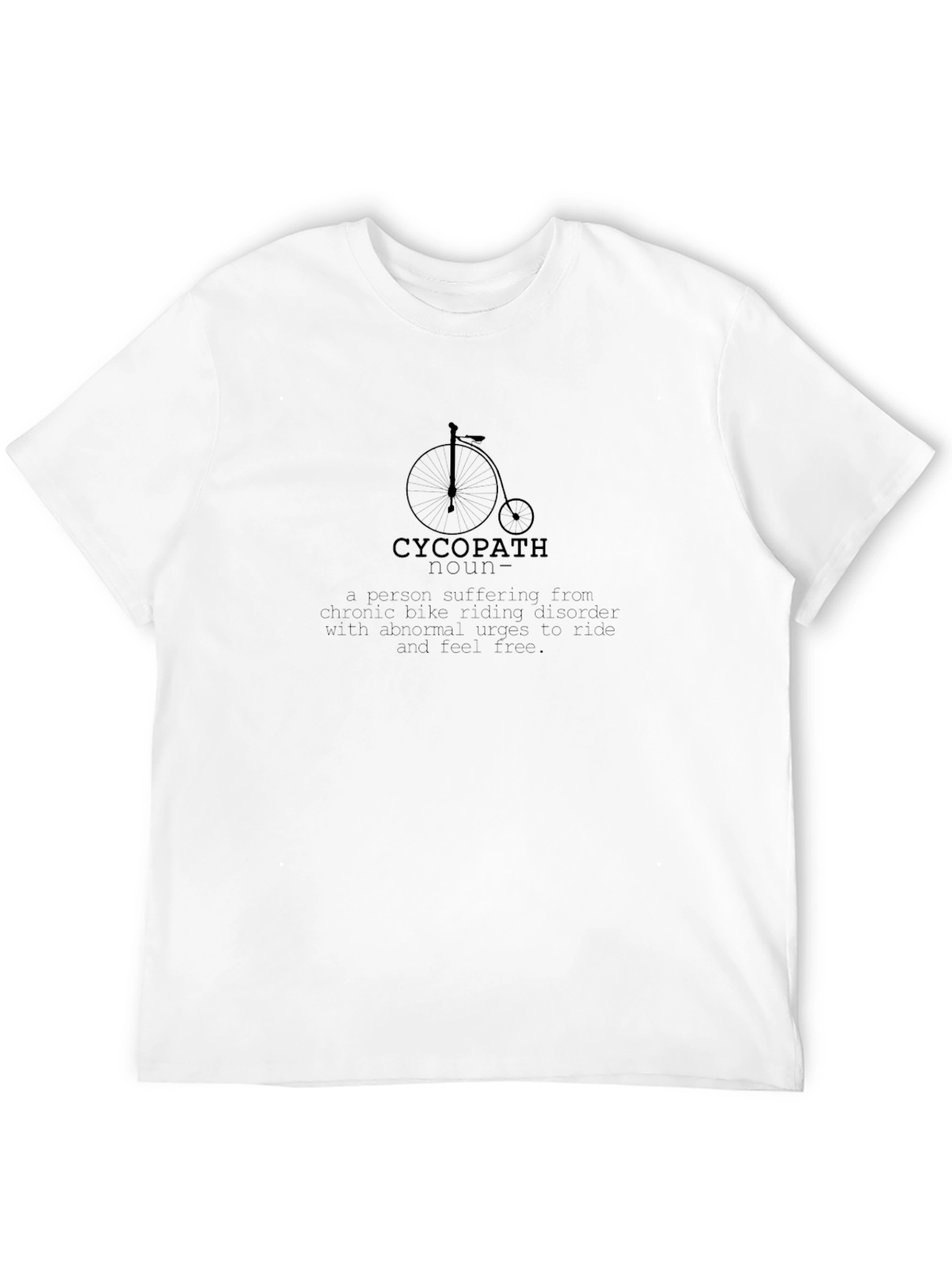 Camiseta Negra Cycopath para Amantes del Ciclismo