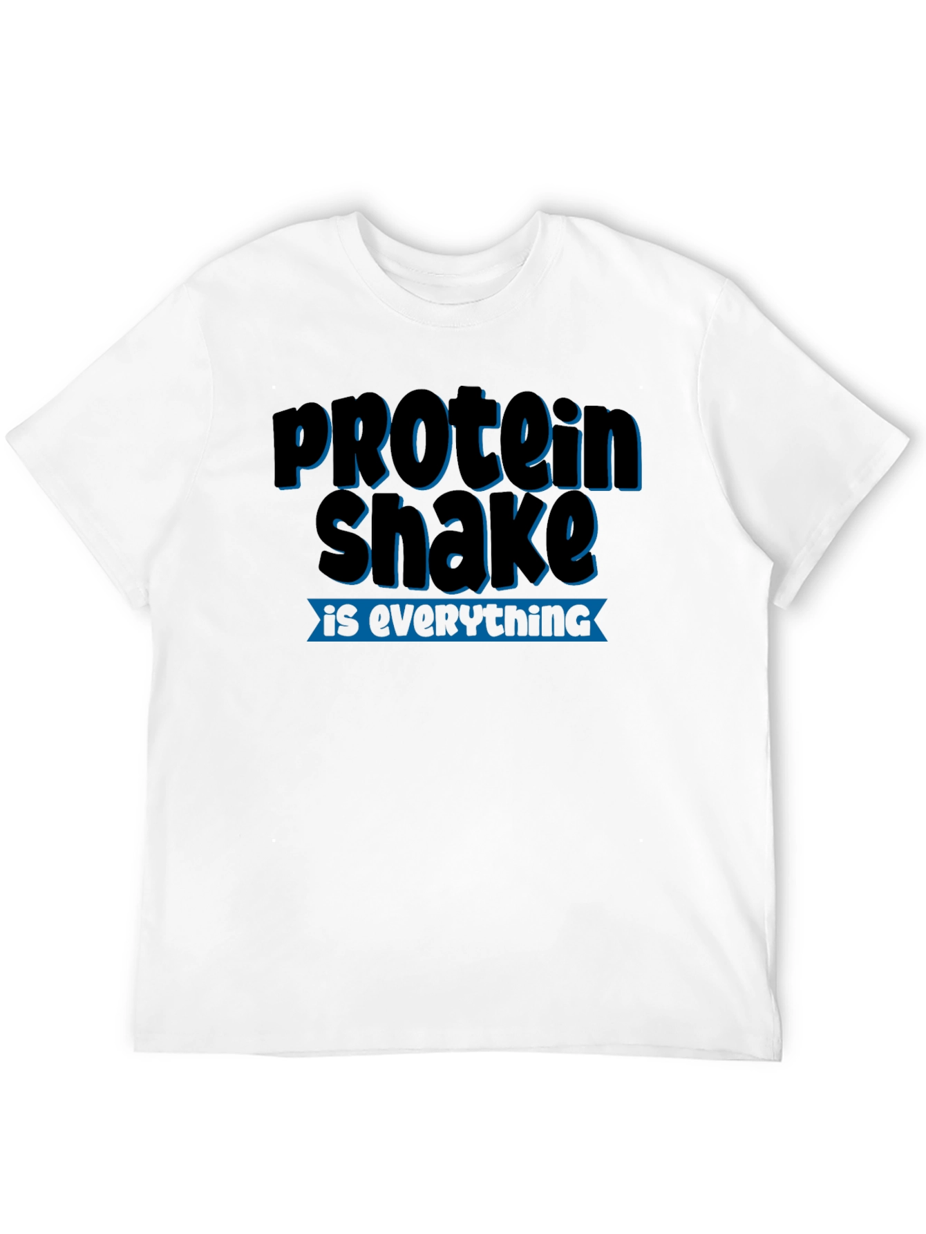 Camiseta Negra Protein Shake is Everything